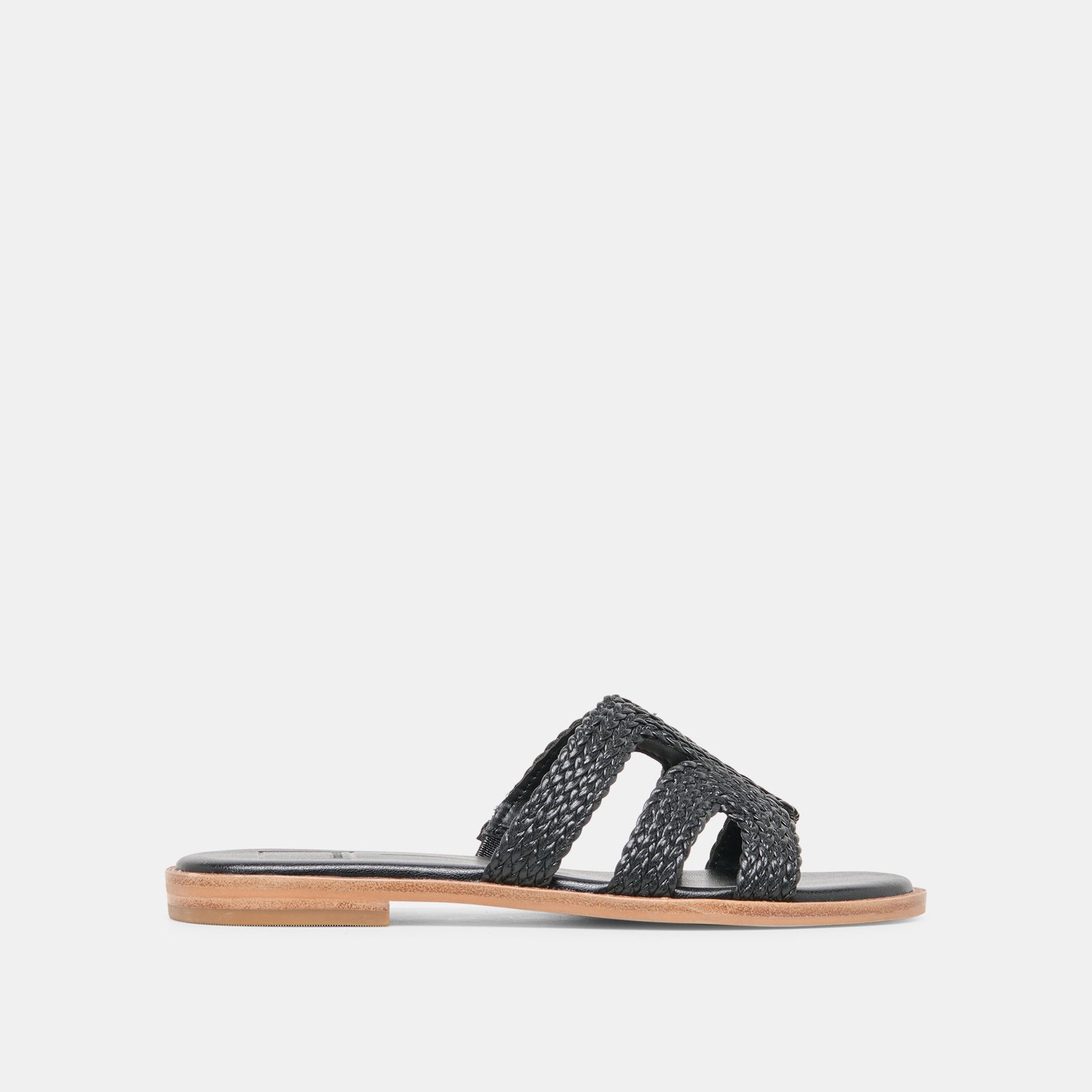 Dolce Vita EMON Black Stella Slide Open-Toe Sandals