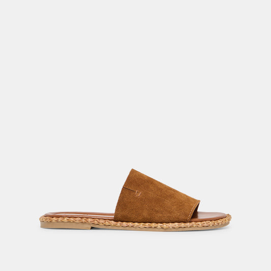 Dolce Vita Ridge Chestnut Suede Sandals