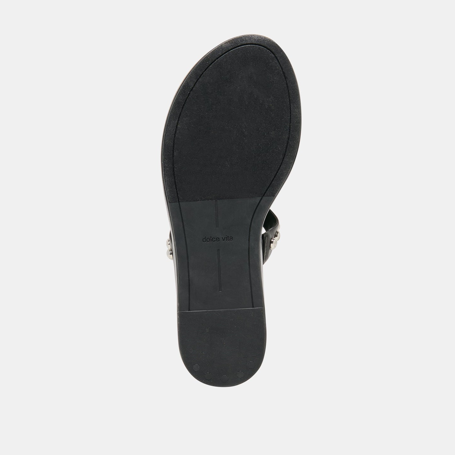 Dolce Vita Amary Stud Black Leather Sandals