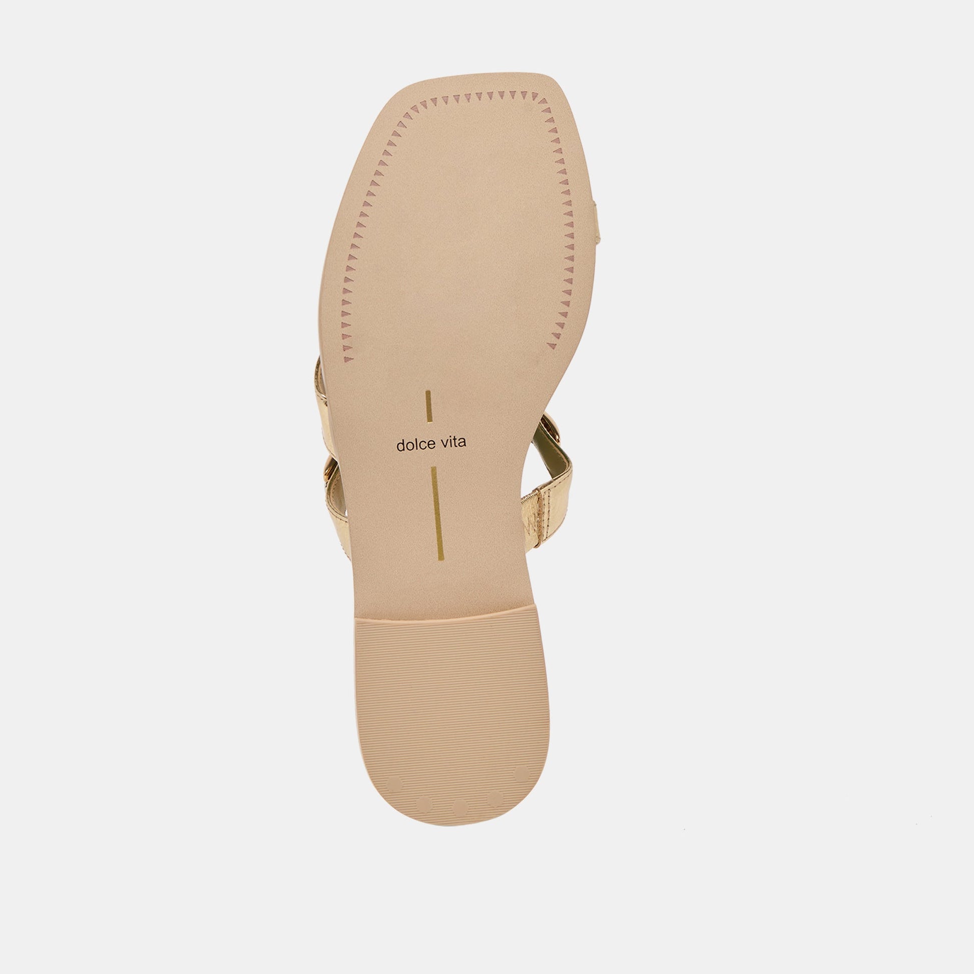 Dolce Vita Tarina Gold Leather Sandals
