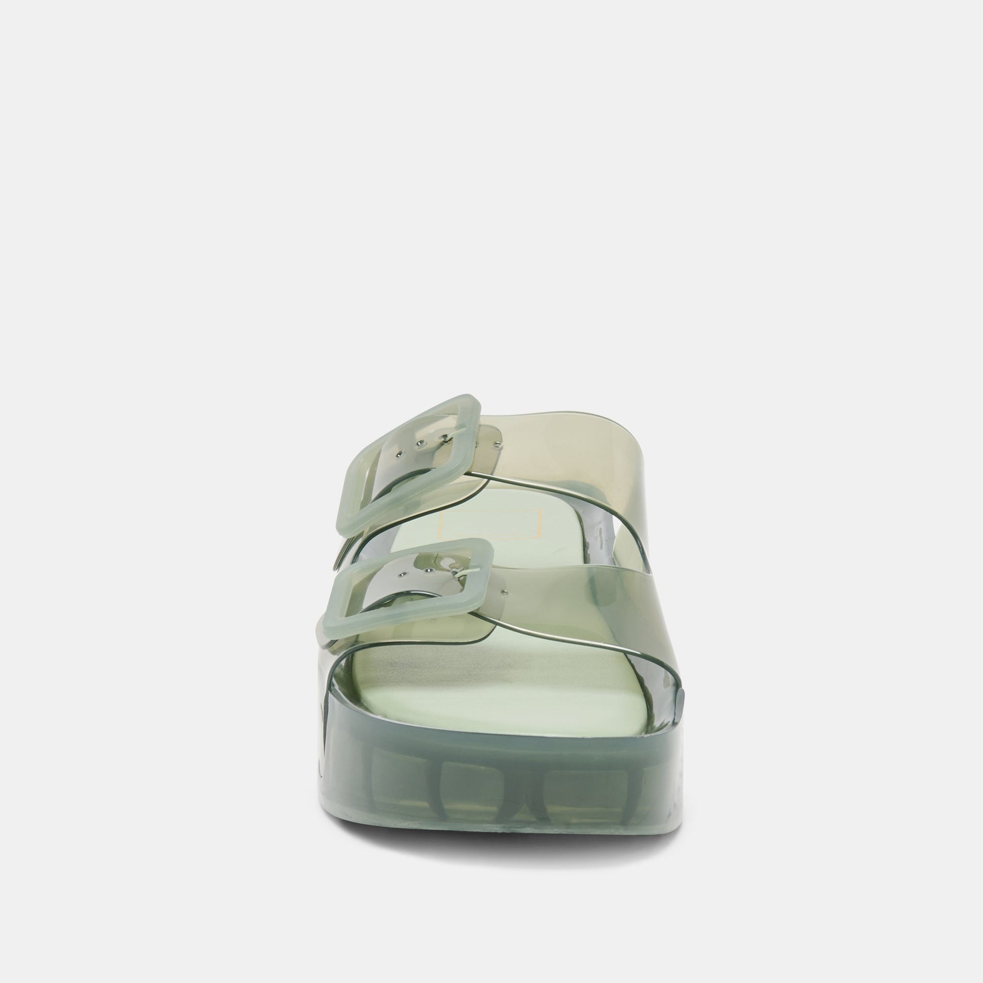 Dolce Vita JULIO X Olive Vinyl Jelly Platform Sandals