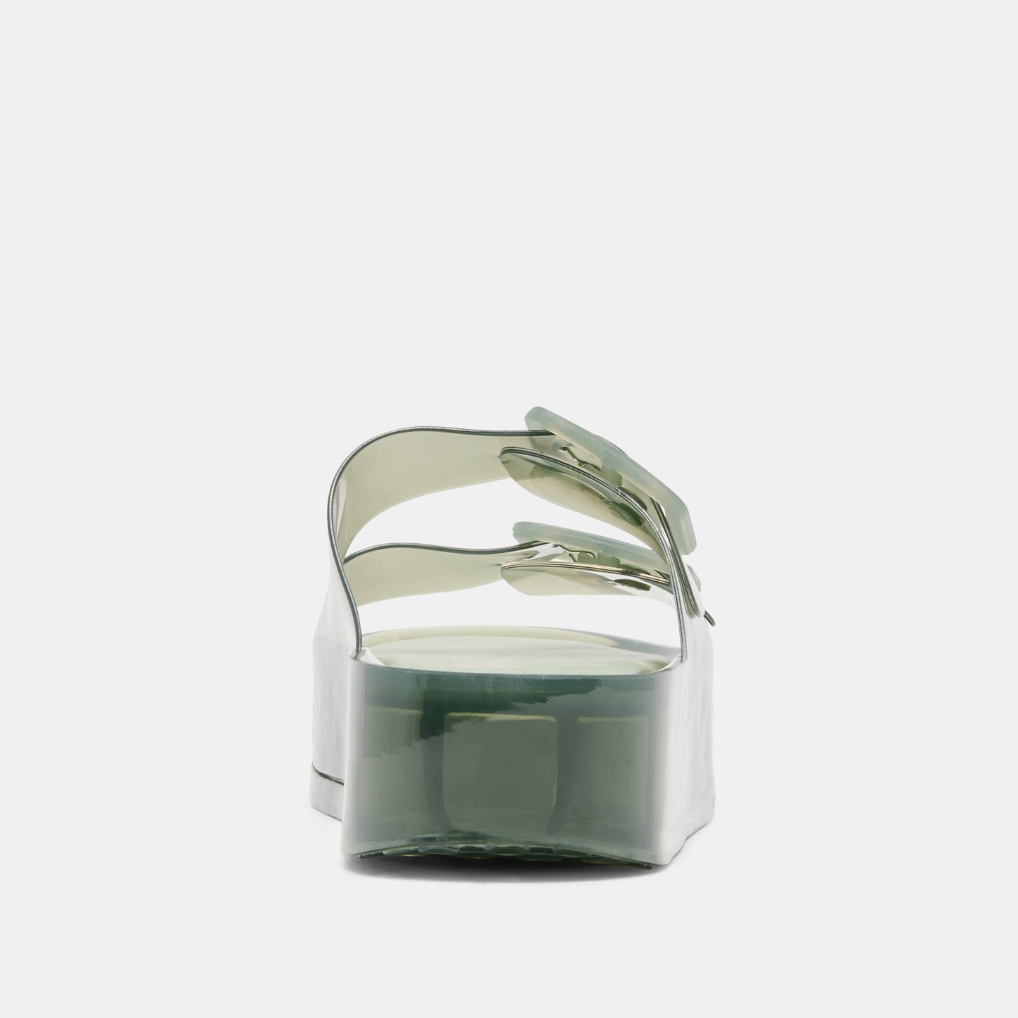 Dolce Vita JULIO X Olive Vinyl Jelly Platform Sandals
