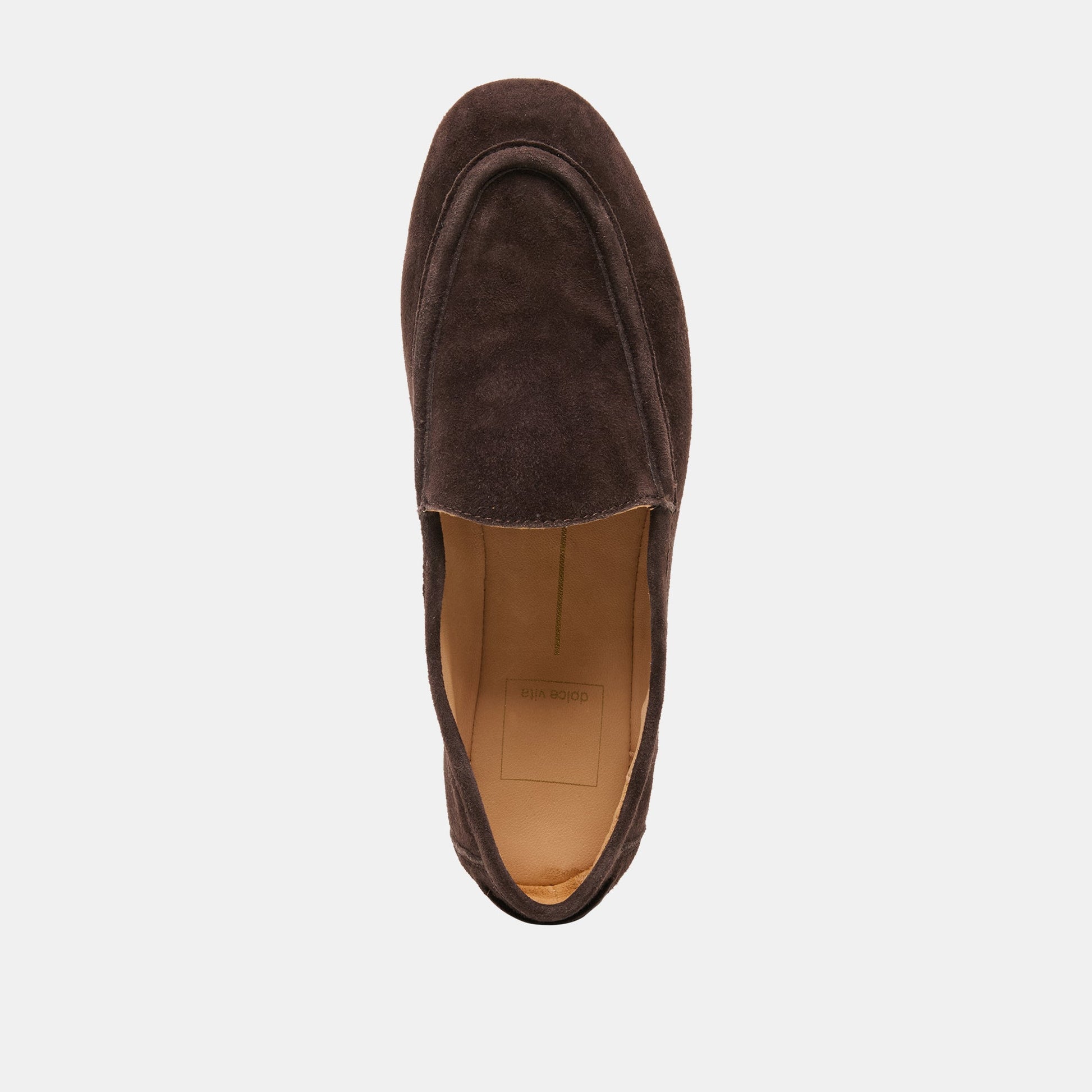 Dolce Vita Mattie Dk Brown Suede Loafers