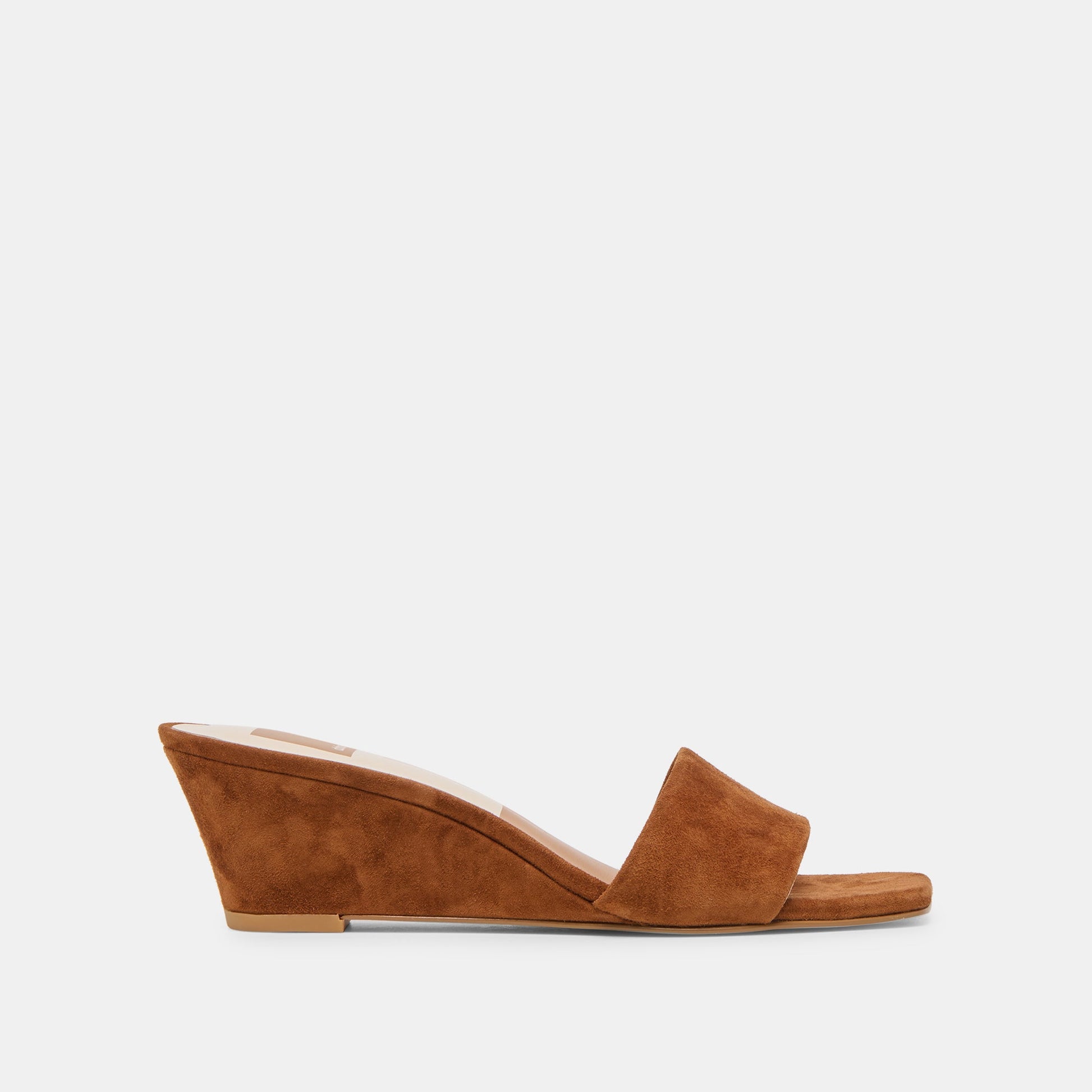 Dolce Vita Qaily Wide Brown Suede Wedges