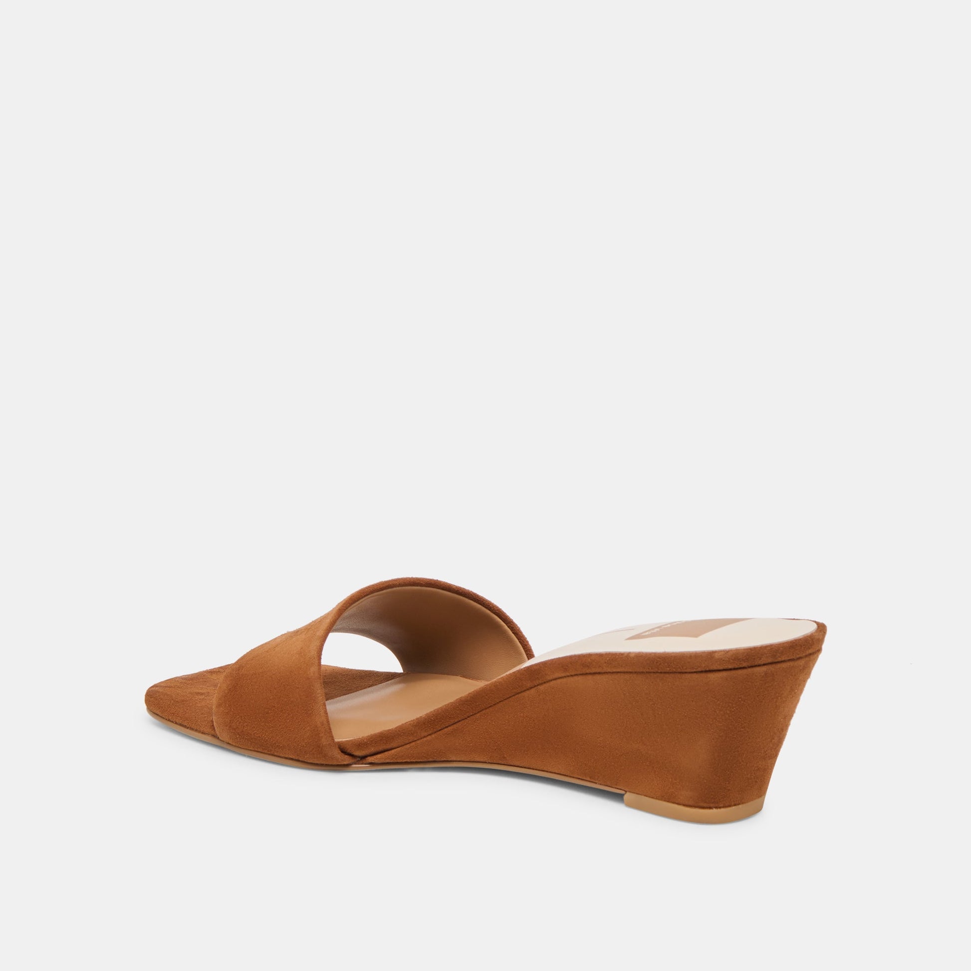 Dolce Vita Qaily Wide Brown Suede Wedges