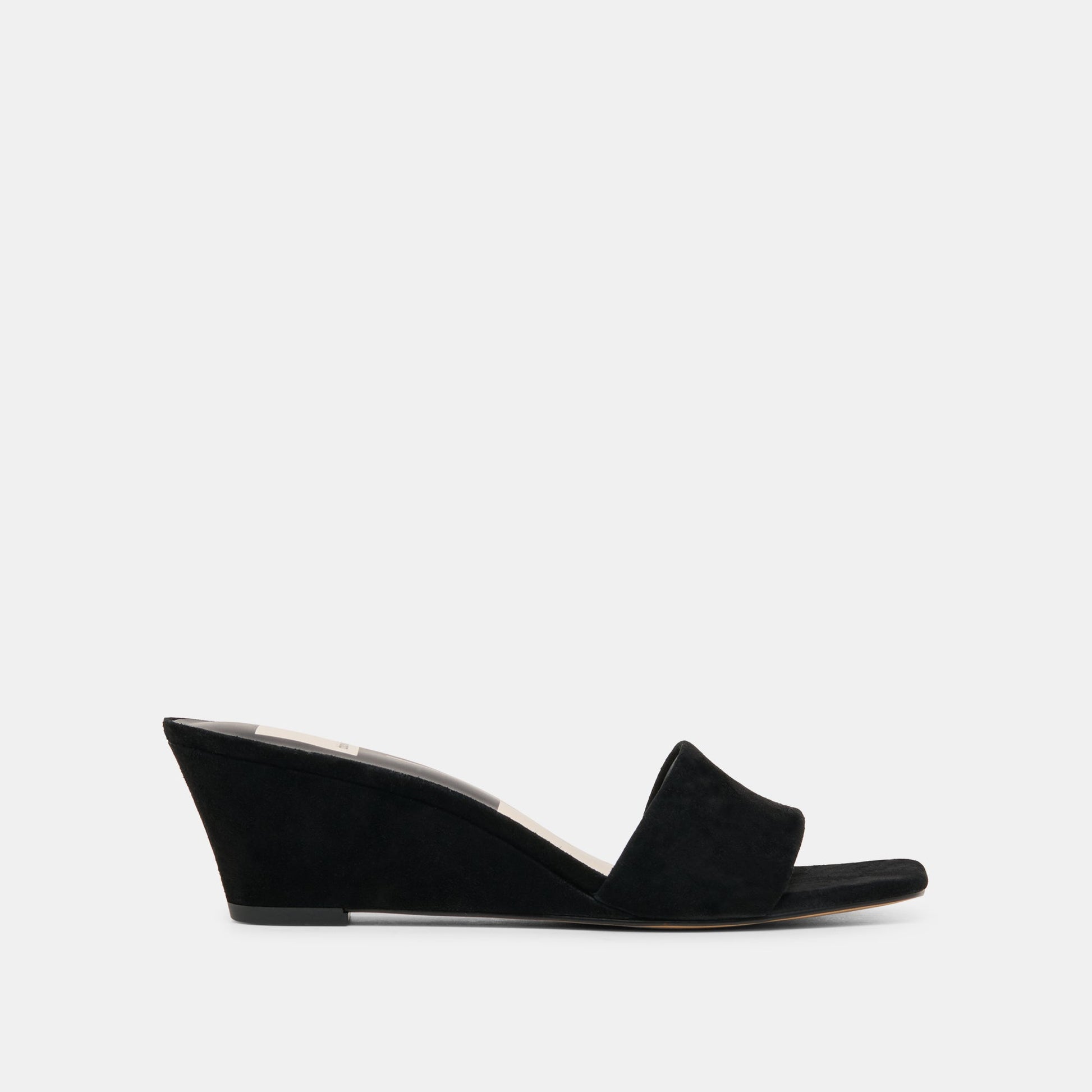 Dolce Vita Qaily Onyx Suede Wedges