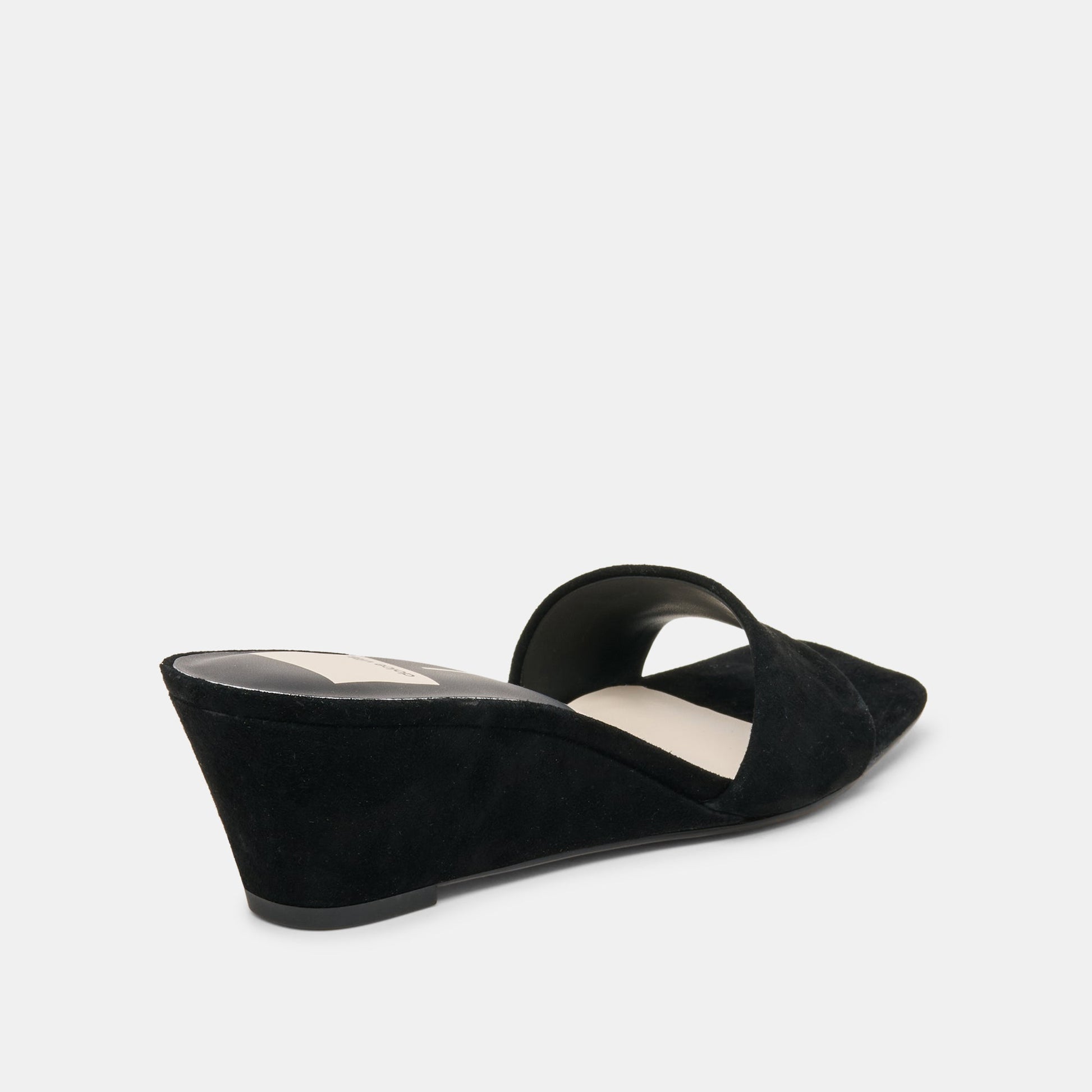 Dolce Vita Qaily Onyx Suede Wedges