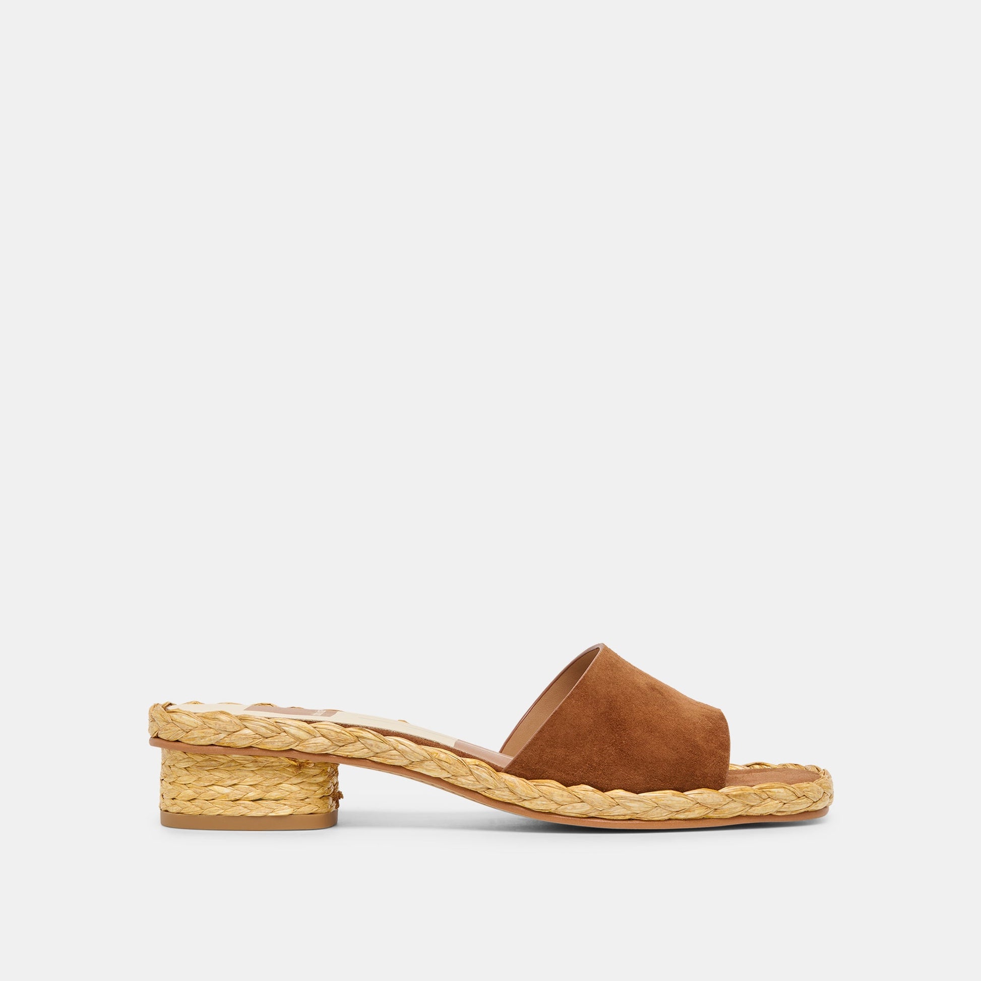 Dolce Vita Dixi Wide Brown Suede Sandals