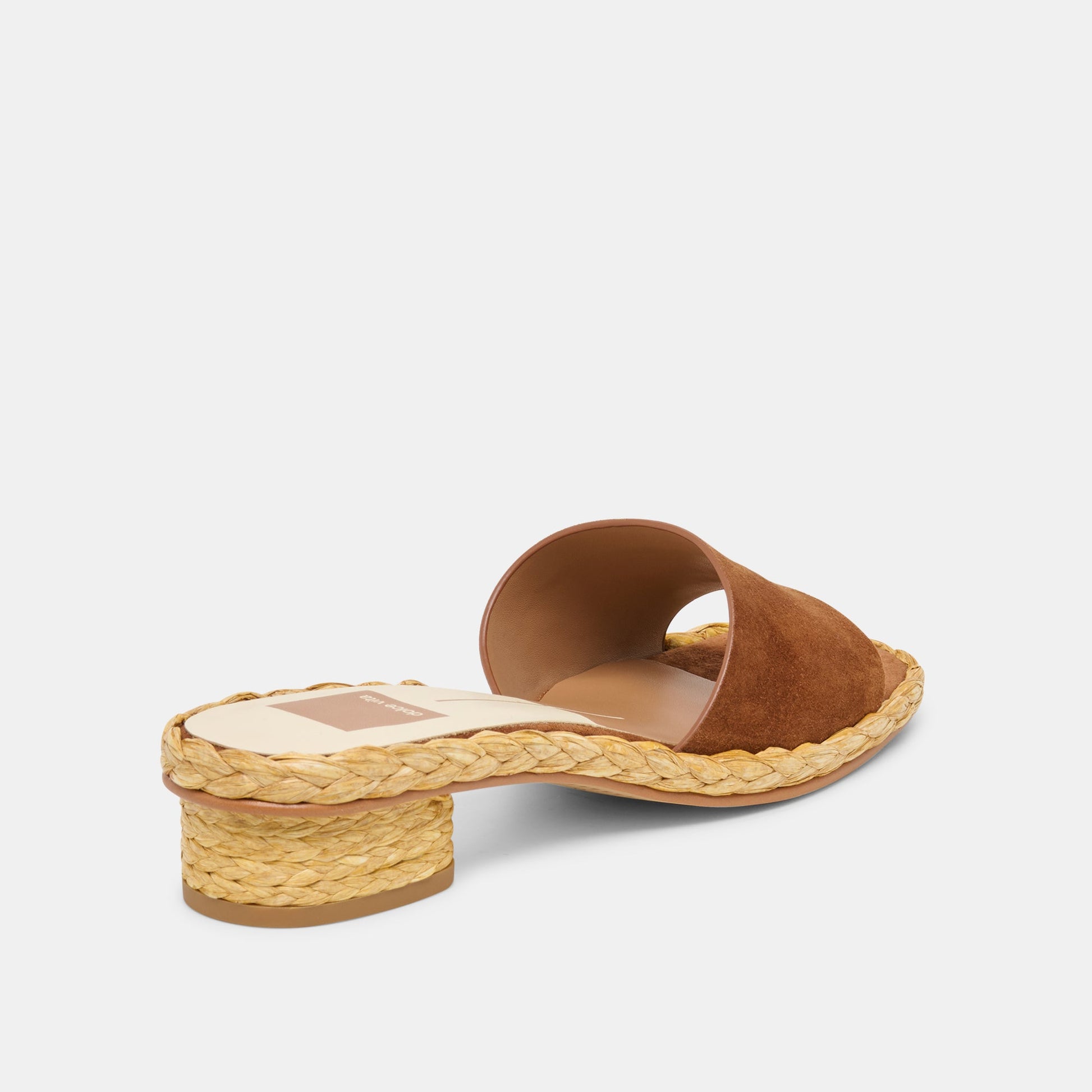 Dolce Vita Dixi Wide Brown Suede Sandals