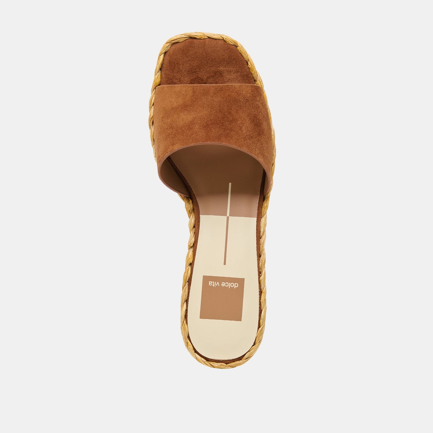 Dolce Vita Dixi Wide Brown Suede Sandals