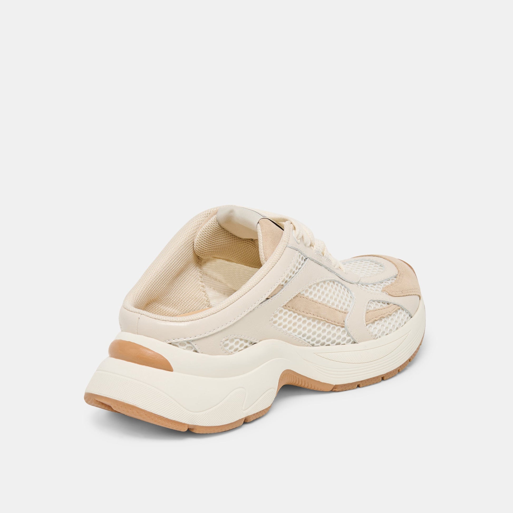 Dolce Vita SWAYZY Ivory Multi Suede Platform Slip-on Sneakers