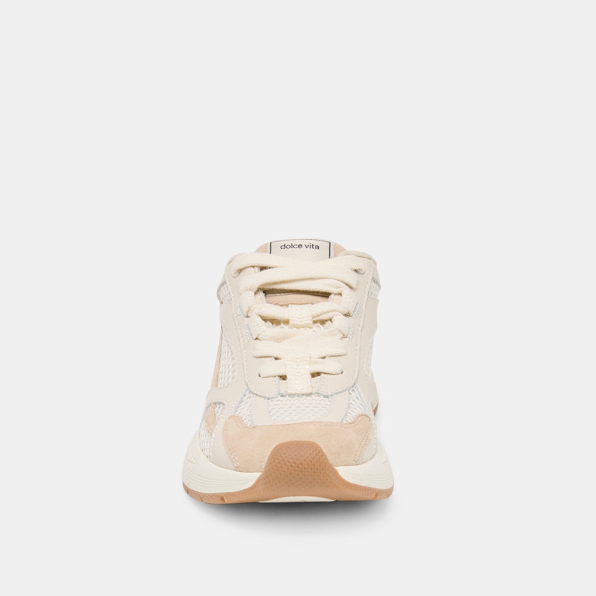 Dolce Vita SWAYZY Ivory Multi Suede Platform Slip-on Sneakers