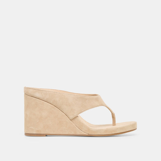 Dolce Vita Hinna Camel Suede Wedges