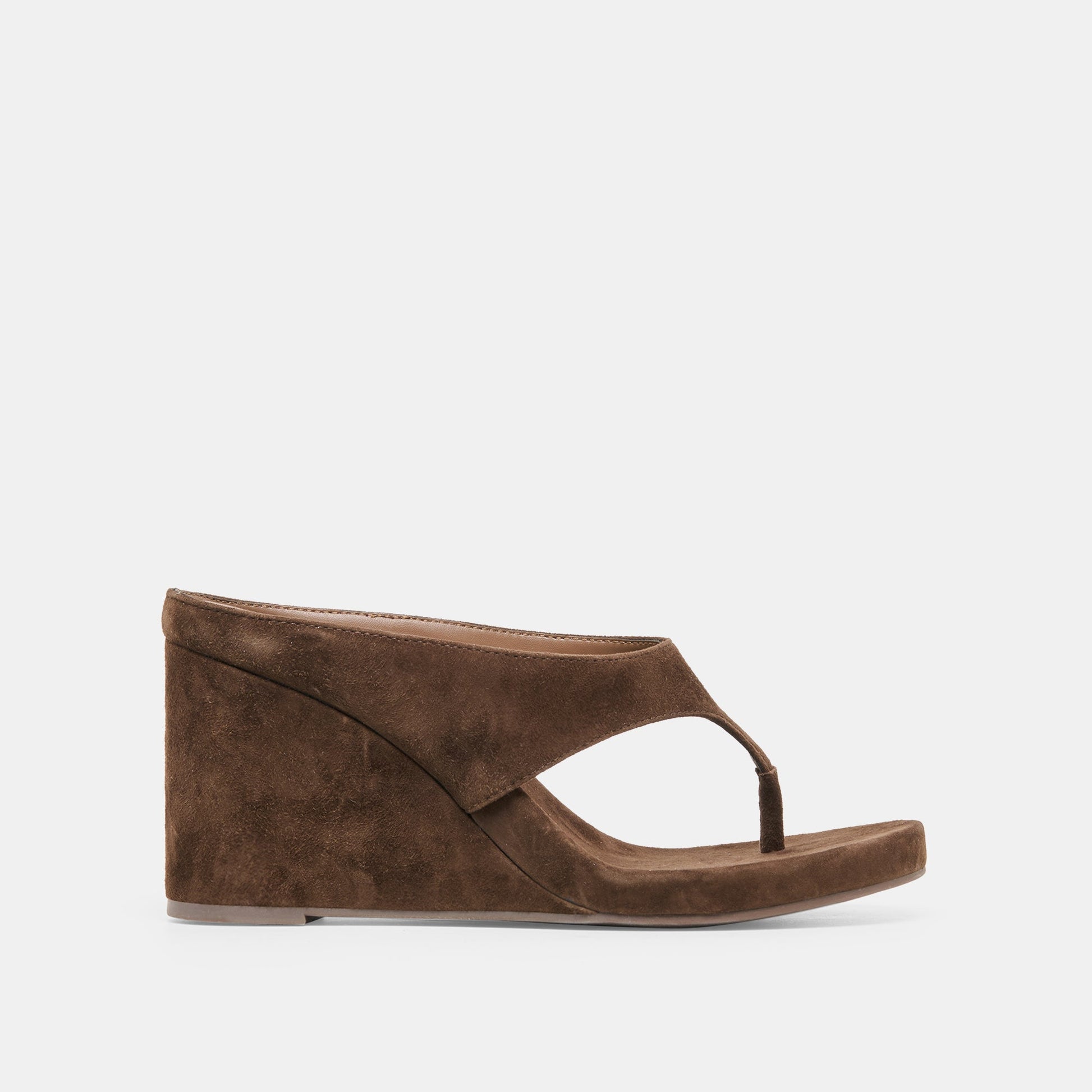 Dolce Vita Hinna Dk Brown Suede Wedges