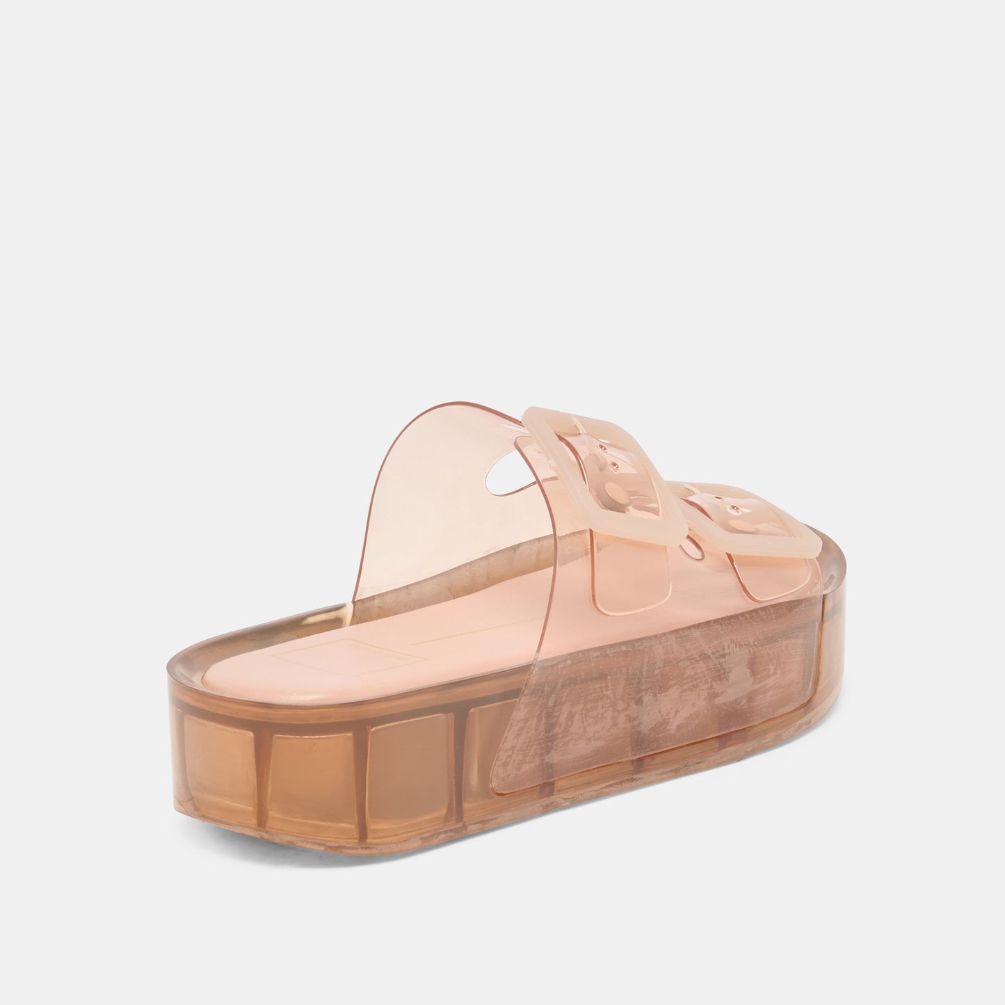 Dolce Vita JULIO X Mocha Vinyl Jelly Platform Sandals
