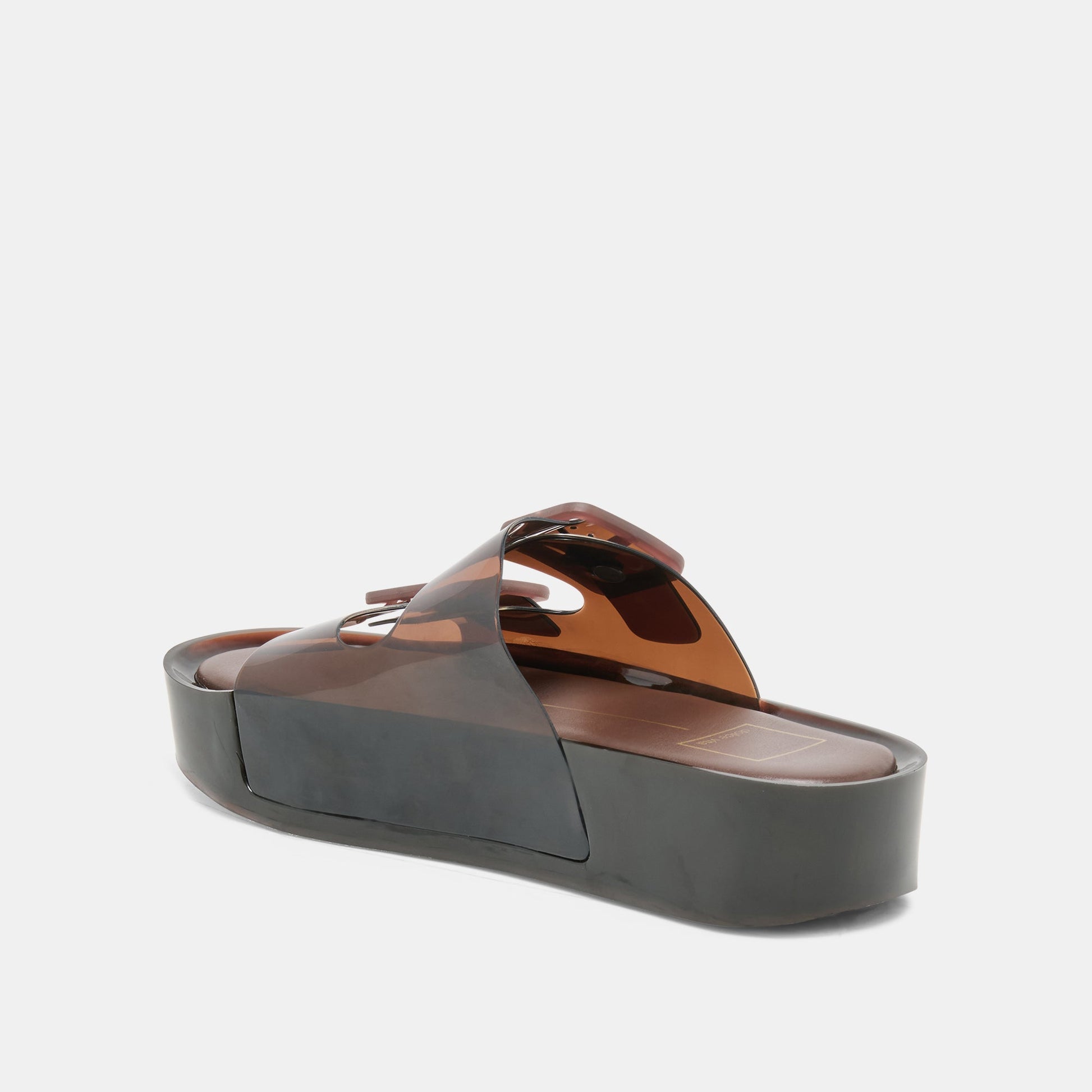 Dolce Vita JULIO X Chocolate Vinyl Jelly Platform Sandals