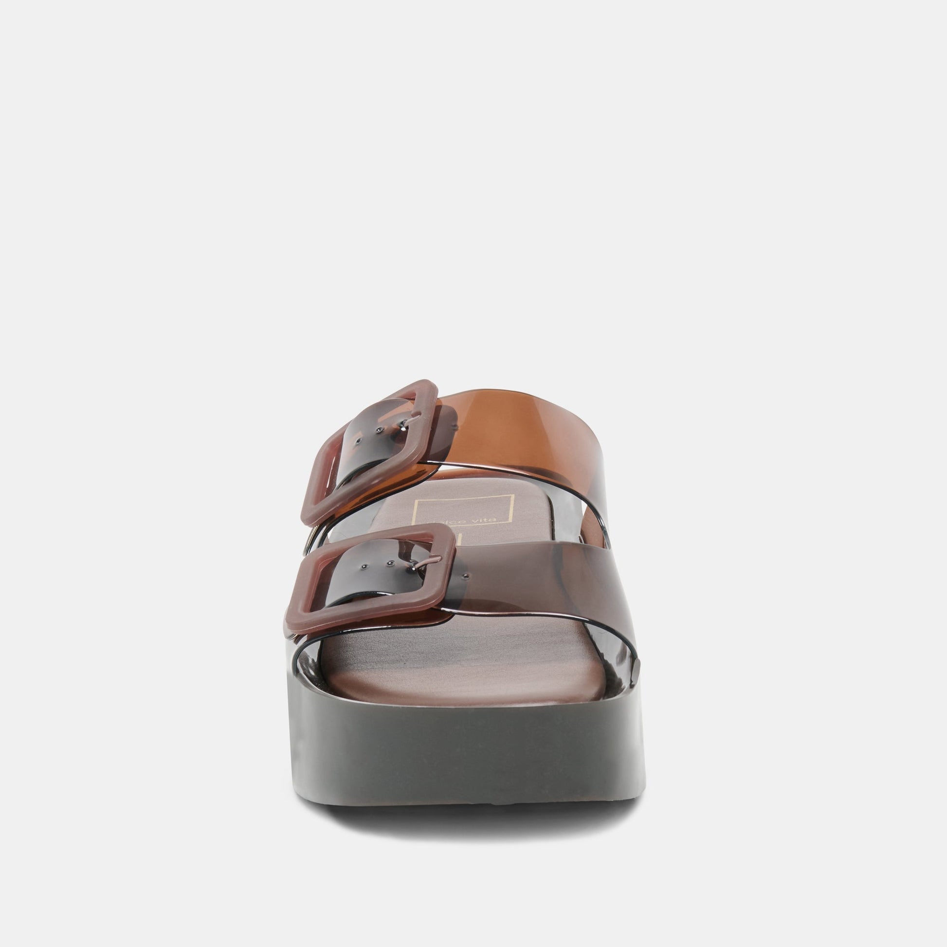 Dolce Vita JULIO X Chocolate Vinyl Jelly Platform Sandals