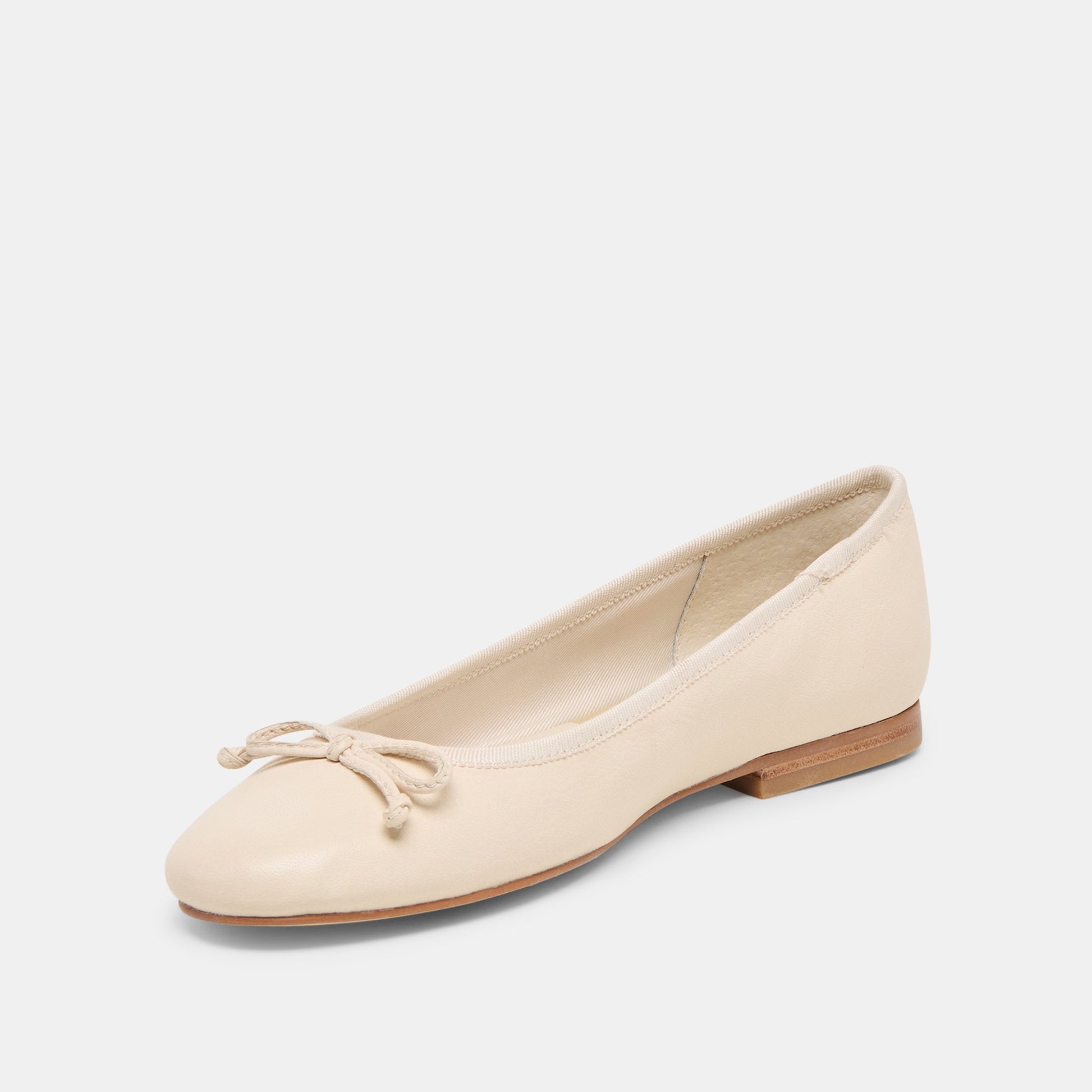 Dolce Vita Ritla Wide Bone Leather Ballet Flats