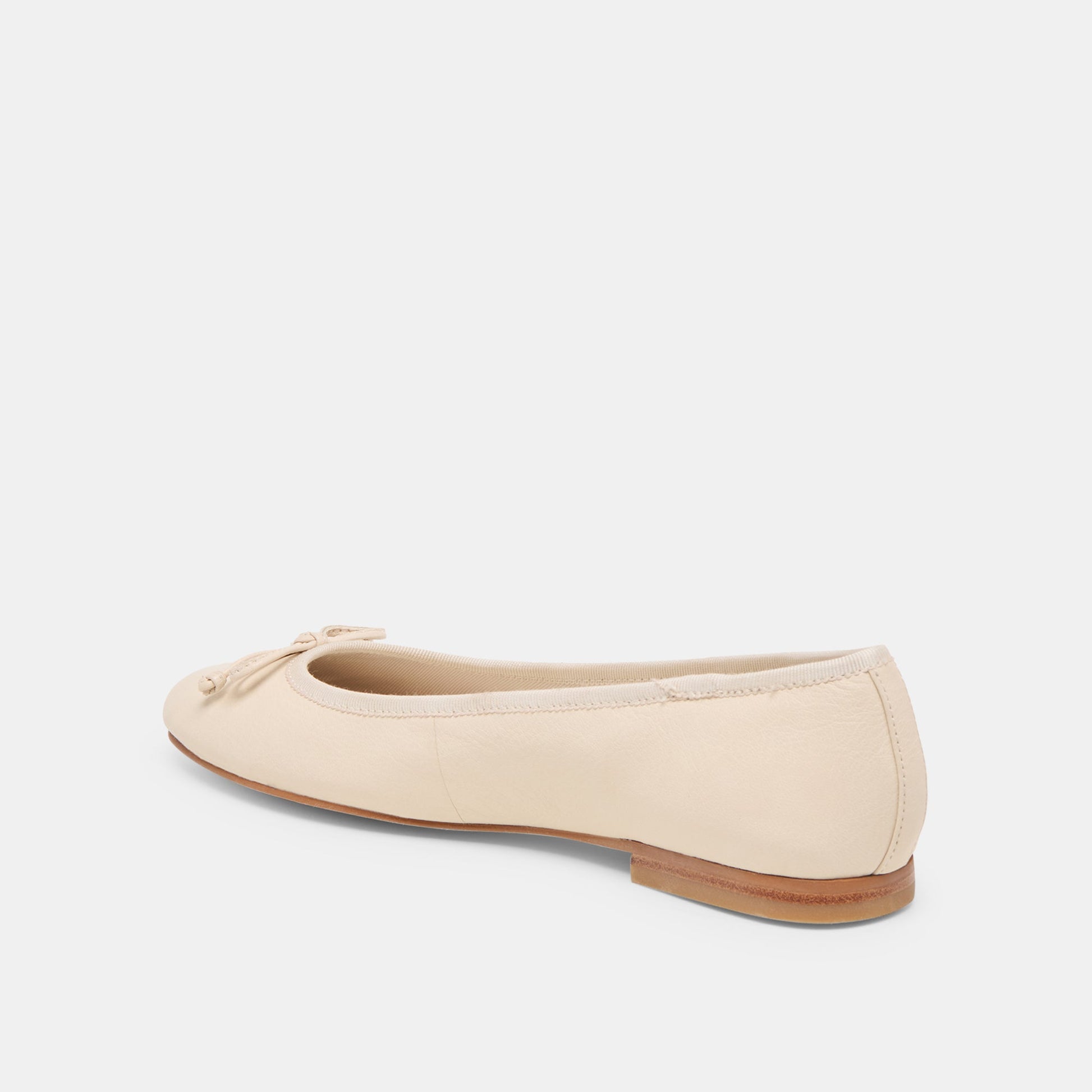 Dolce Vita Ritla Wide Bone Leather Ballet Flats