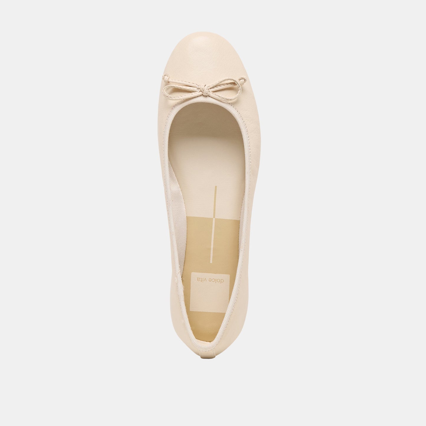 Dolce Vita Ritla Wide Bone Leather Ballet Flats