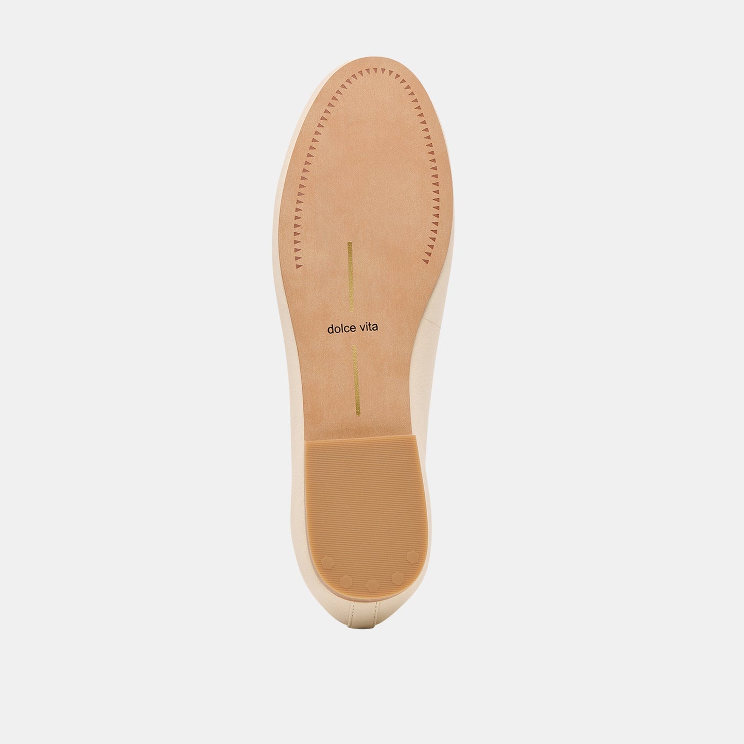 Dolce Vita Ritla Wide Bone Leather Ballet Flats