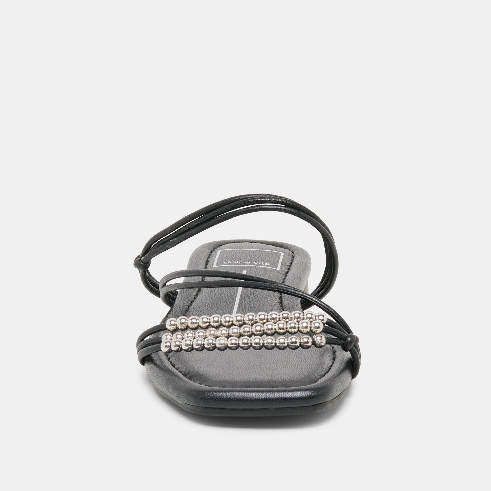 Dolce Vita LYNDEE BEAD Black Stella Strappy Open-Toe Sandals