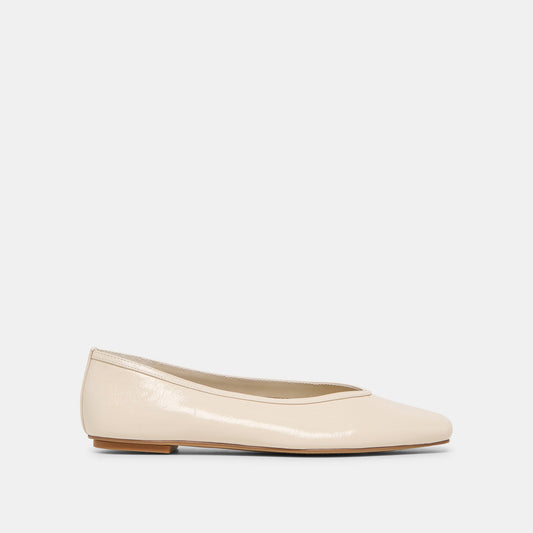 Dolce Vita CARET Bone Leather Pointed-Toe Ballet Flats