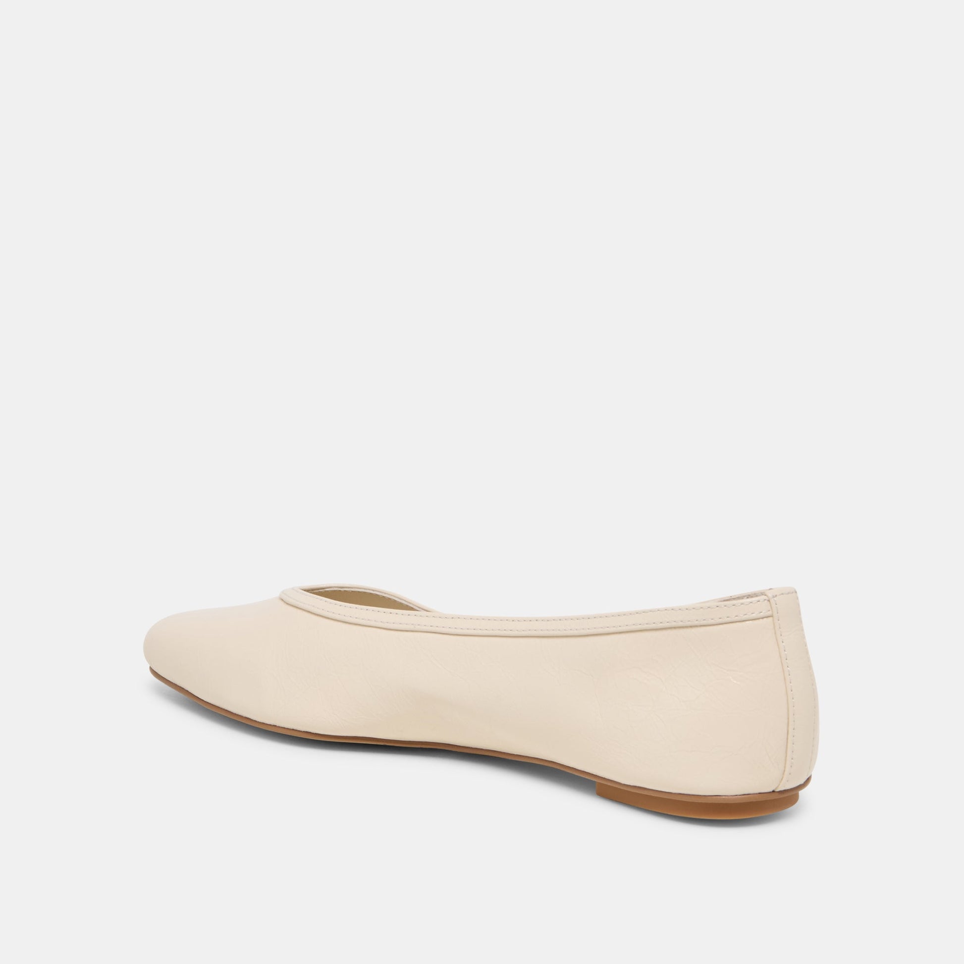 Dolce Vita CARET Bone Leather Pointed-Toe Ballet Flats
