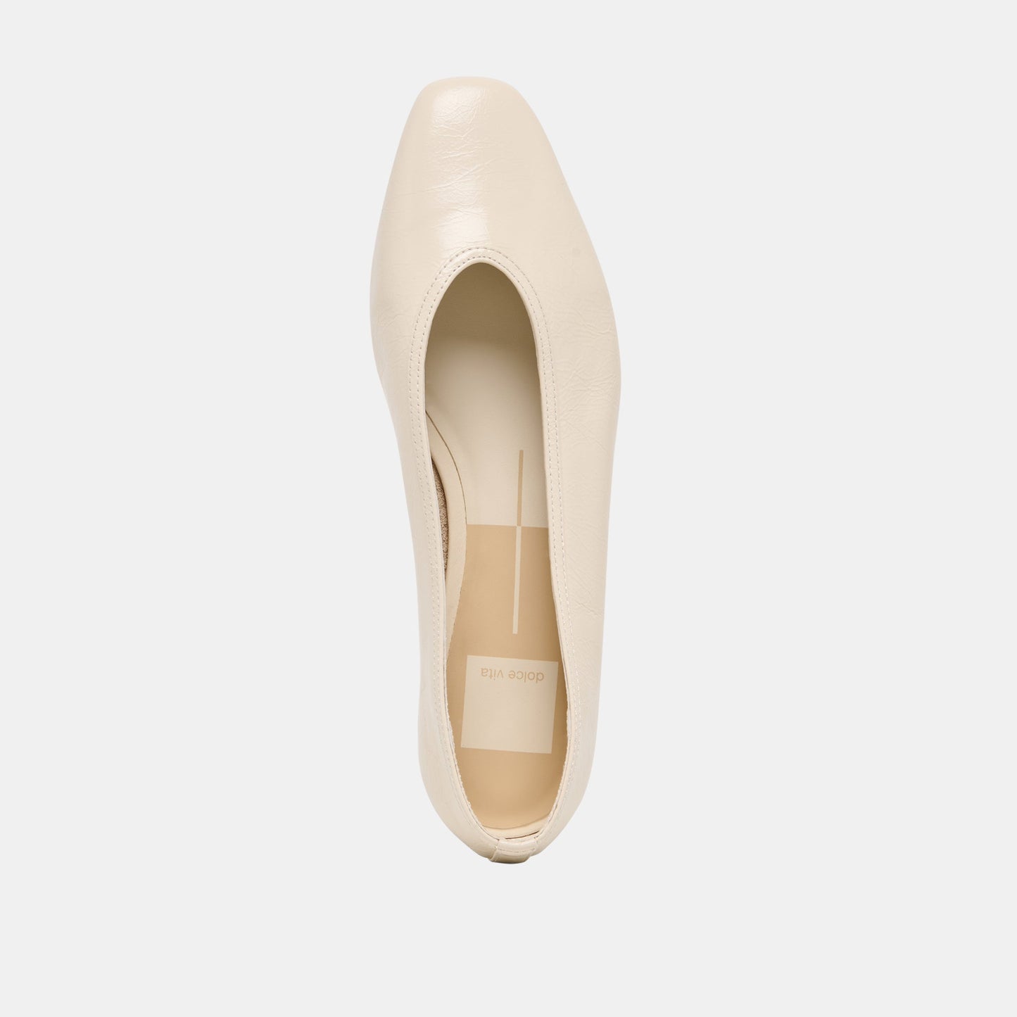 Dolce Vita CARET Bone Leather Pointed-Toe Ballet Flats