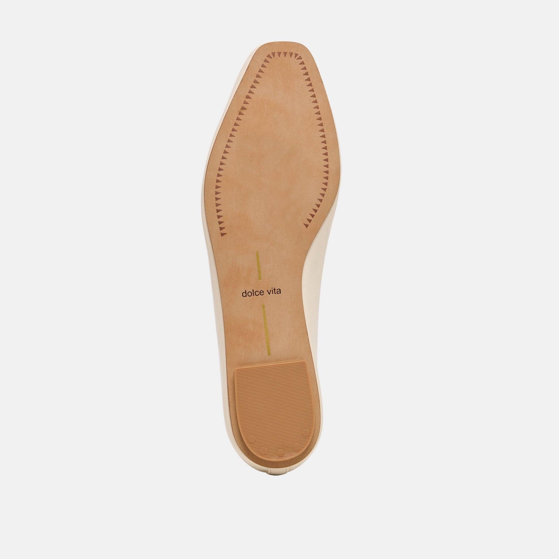 Dolce Vita CARET Bone Leather Pointed-Toe Ballet Flats