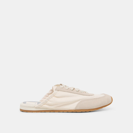 Dolce Vita Daris White Nylon Sneakers