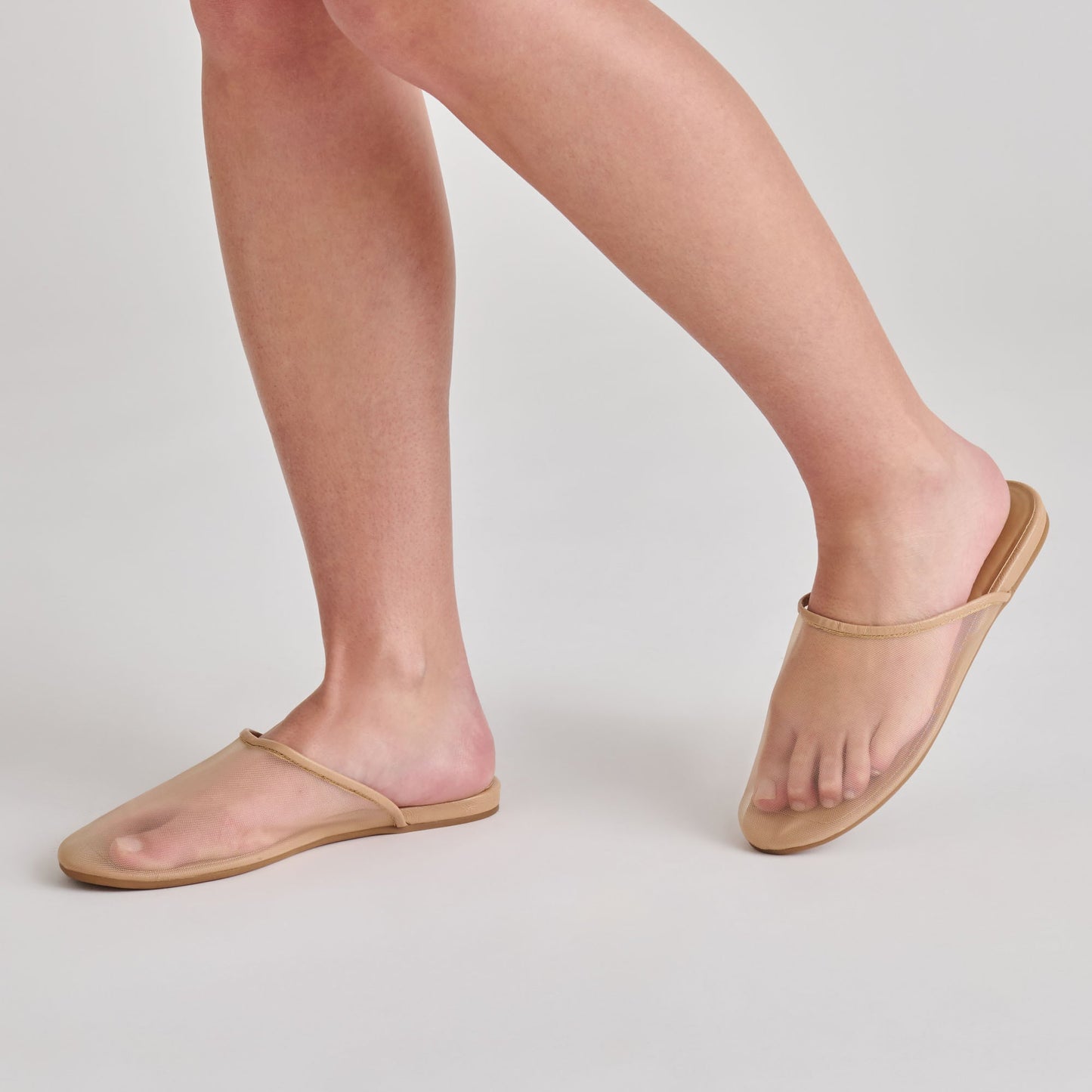 Dolce Vita Geni Lt Tan Mesh Flats