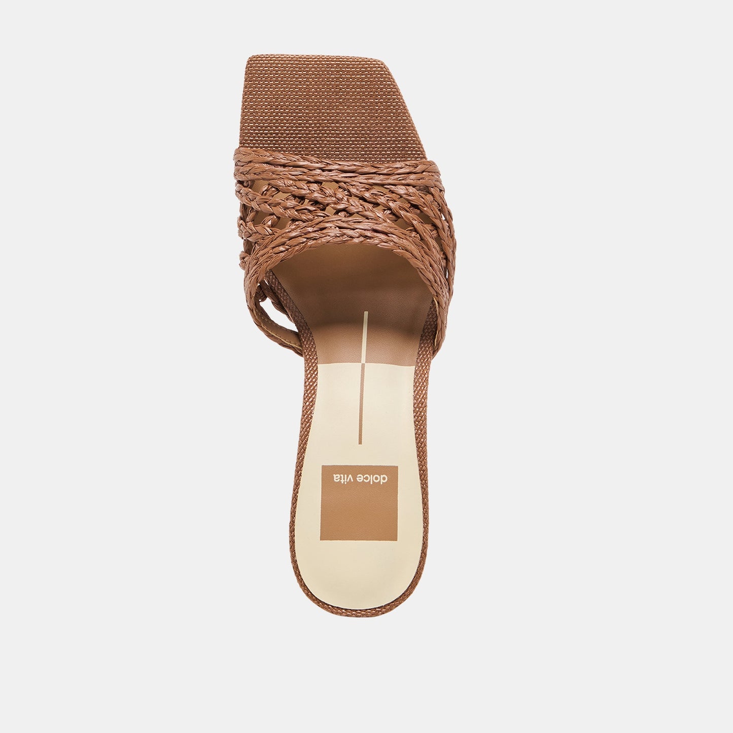 Dolce Vita Bowen Cognac Raffia Heels
