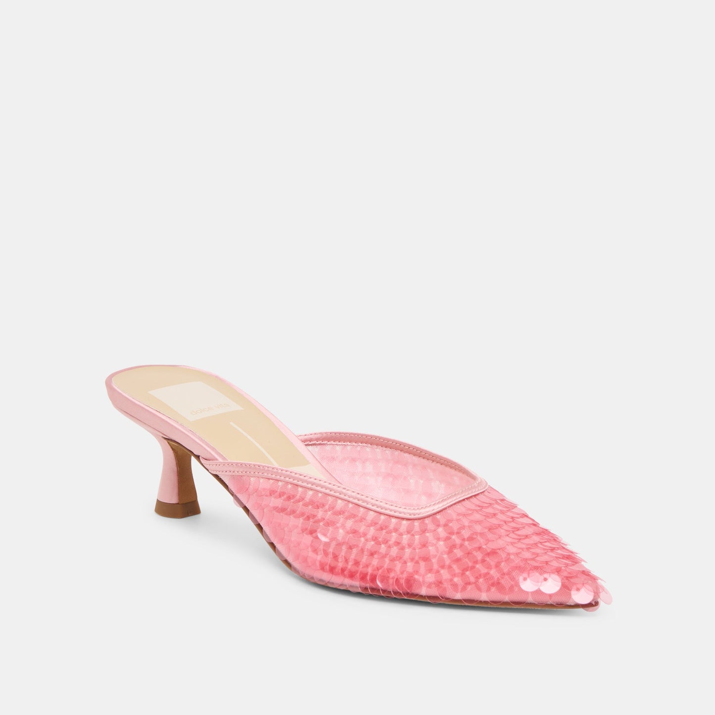 Dolce Vita Cleo Sequin Light Pink Sequin Heels