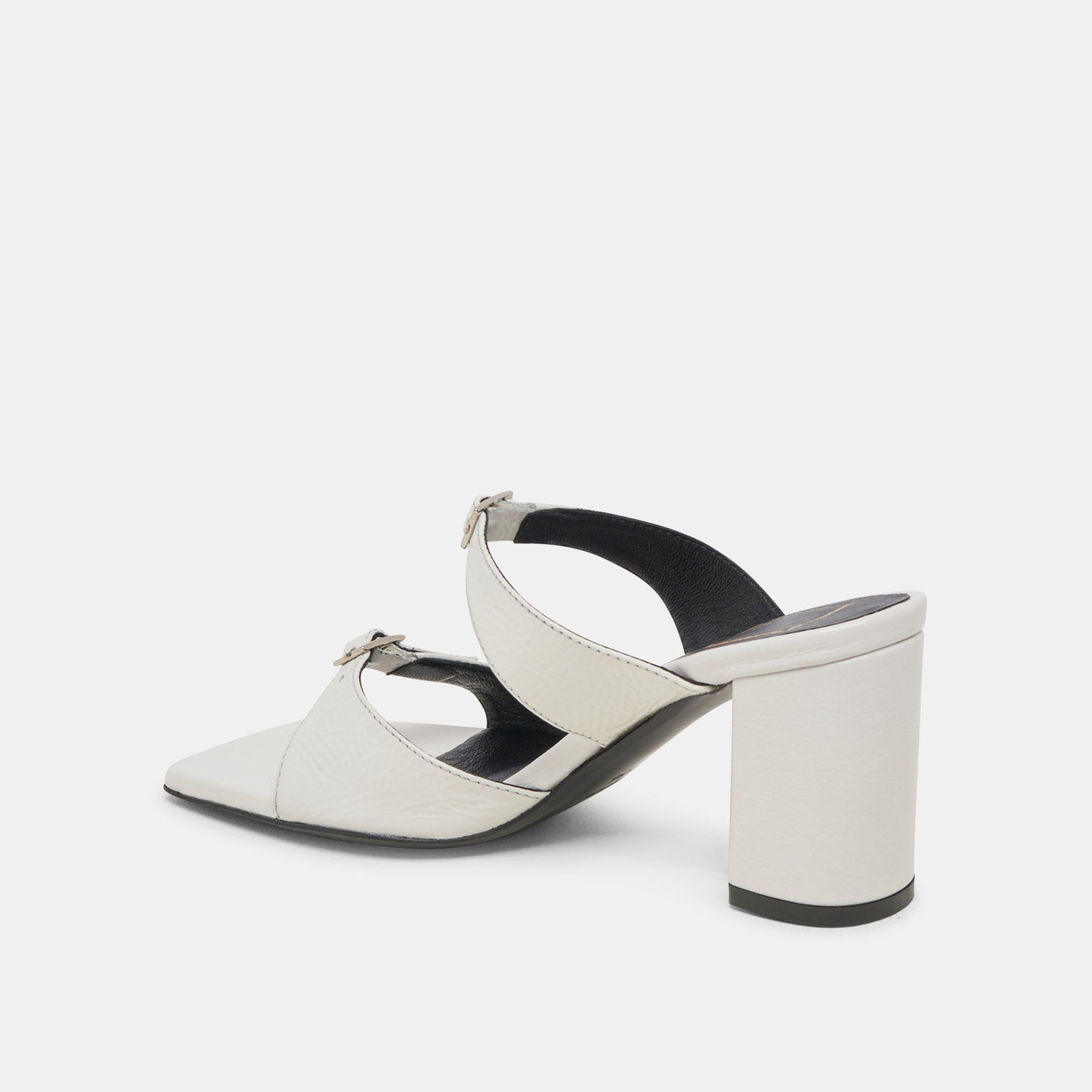 Dolce Vita SHANE HEELS OFF WHITE CRINKLE PATENT
 – Dolce Vita