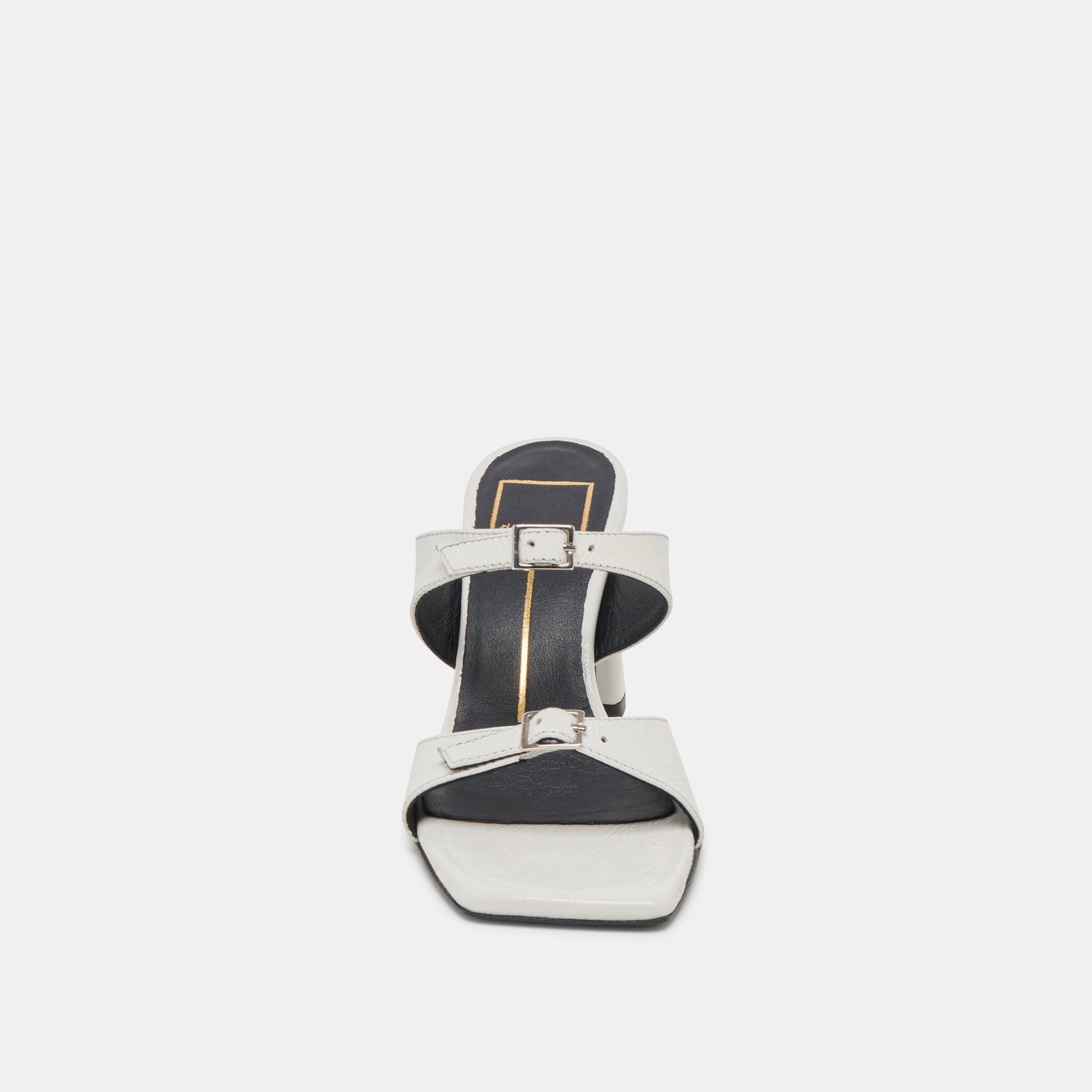Dolce Vita SHANE HEELS OFF WHITE CRINKLE PATENT
 – Dolce Vita