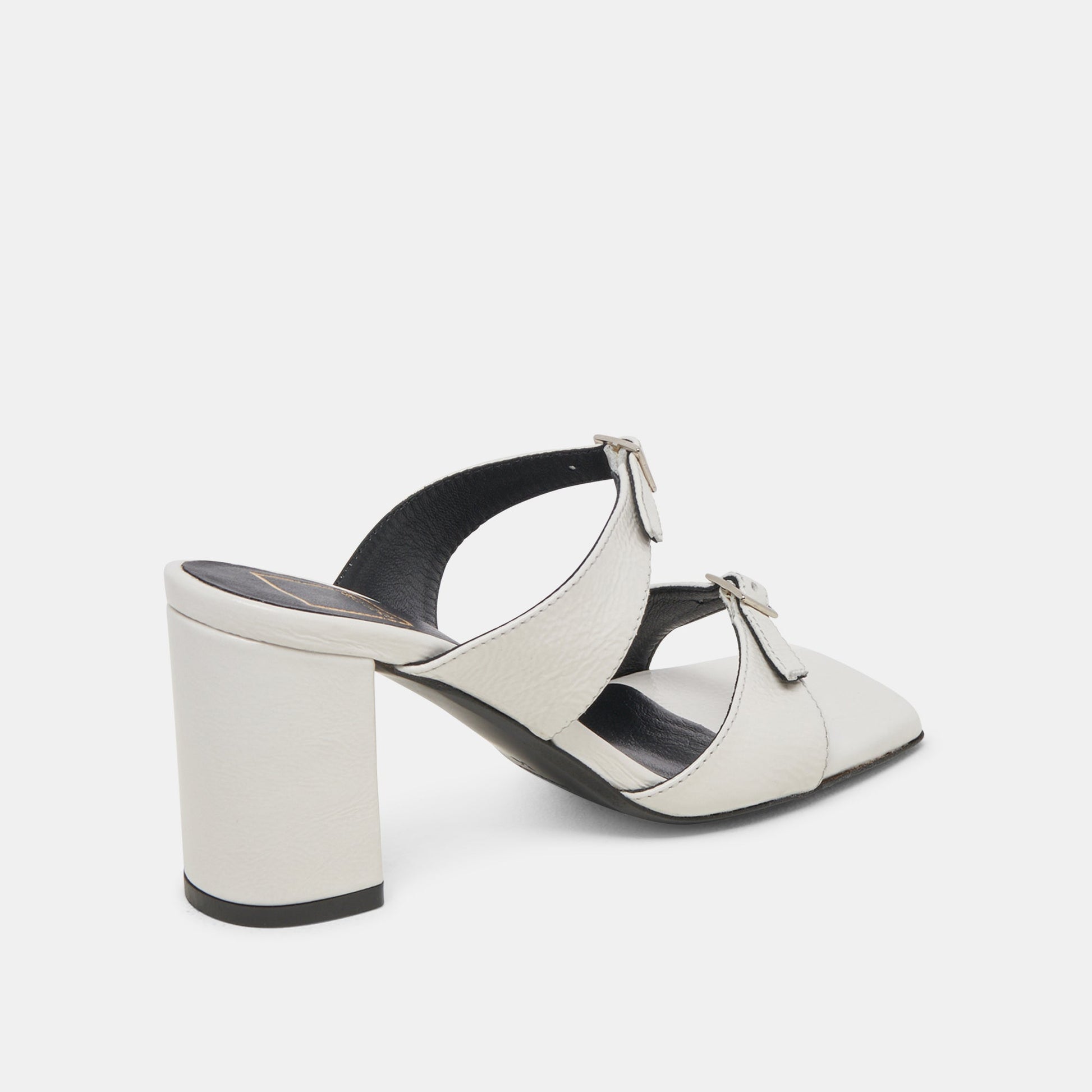 Dolce Vita SHANE HEELS OFF WHITE CRINKLE PATENT
 – Dolce Vita