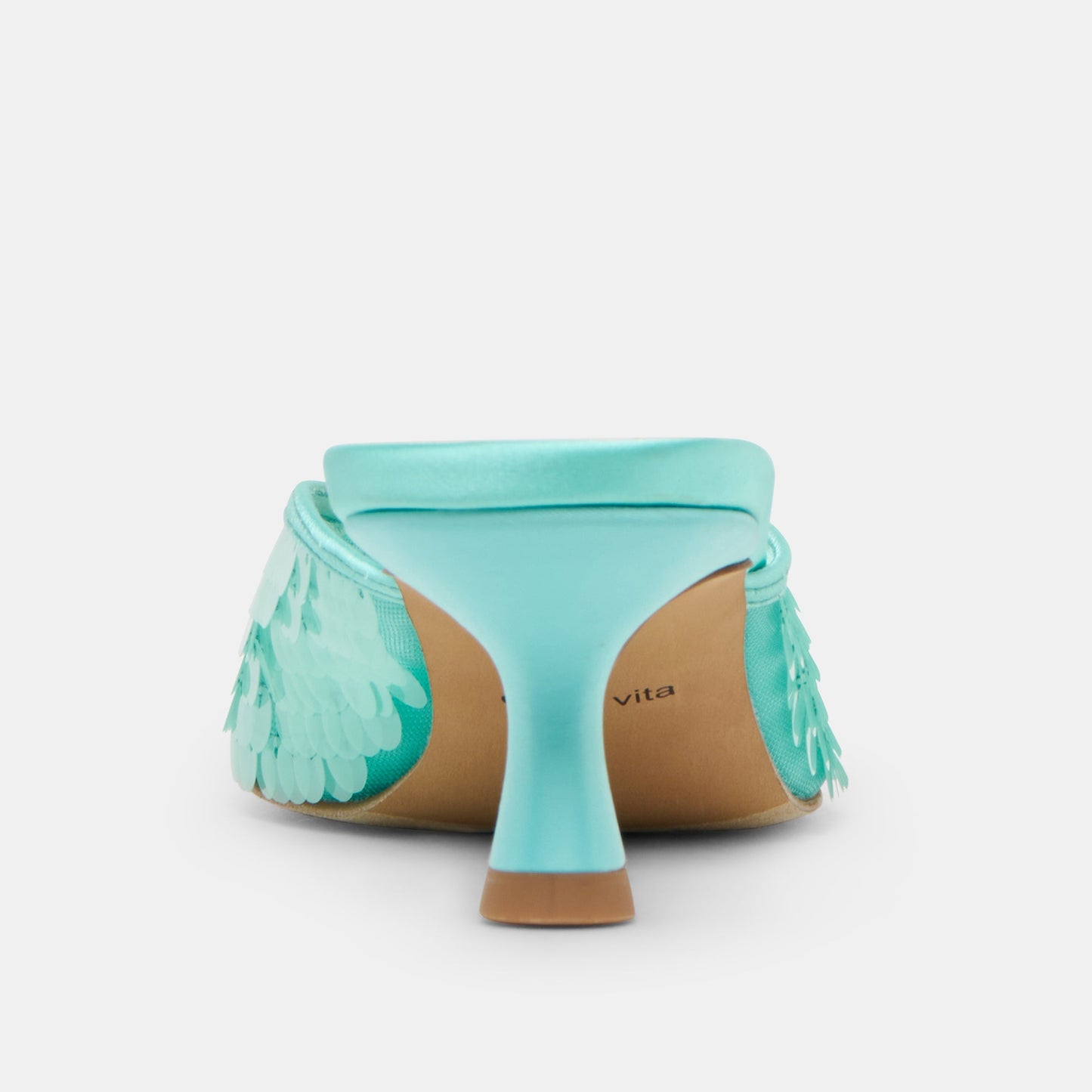 Dolce Vita Cleo Sequin Aqua Sequin Heels
