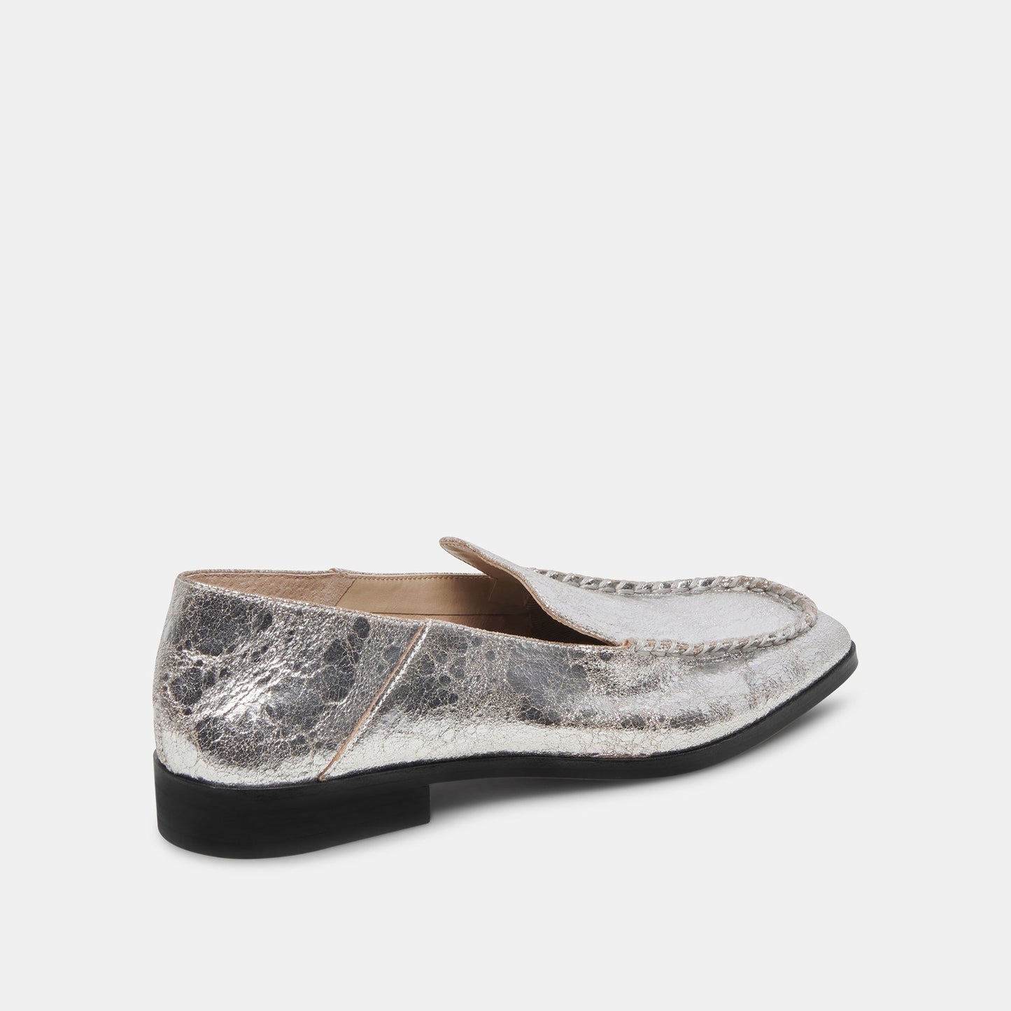 Dolce Vita Beny Flats Silver Distressed Leather | Silver Leather Flats for Women
 – Dolce Vita