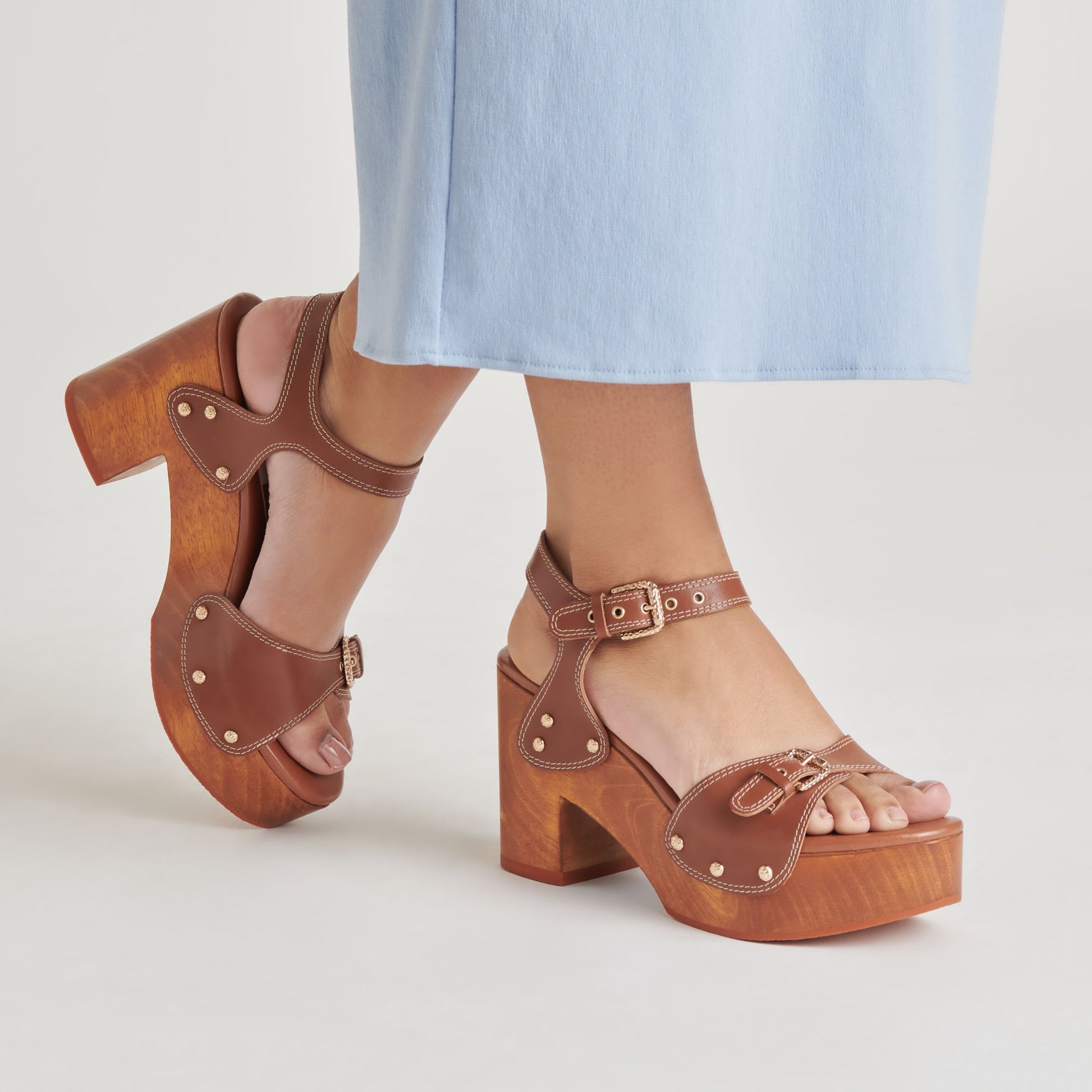 Dolce Vita YANDY HEELS COGNAC LEATHER
 – Dolce Vita