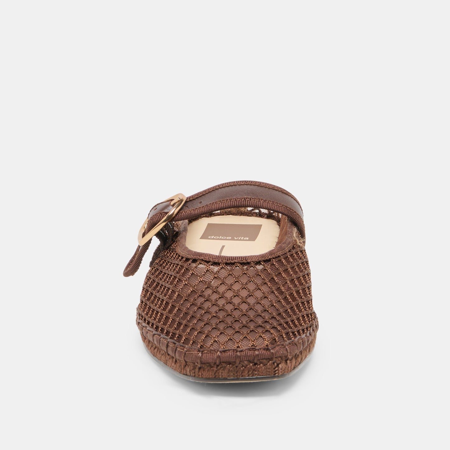 Dolce Vita Milie Chocolate Woven Mesh Flats