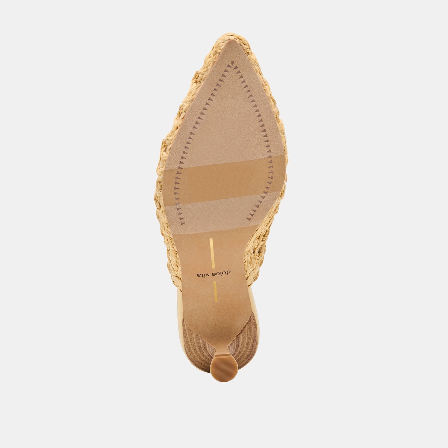 Dolce Vita Cleo Loop Natural Raffia Heels
