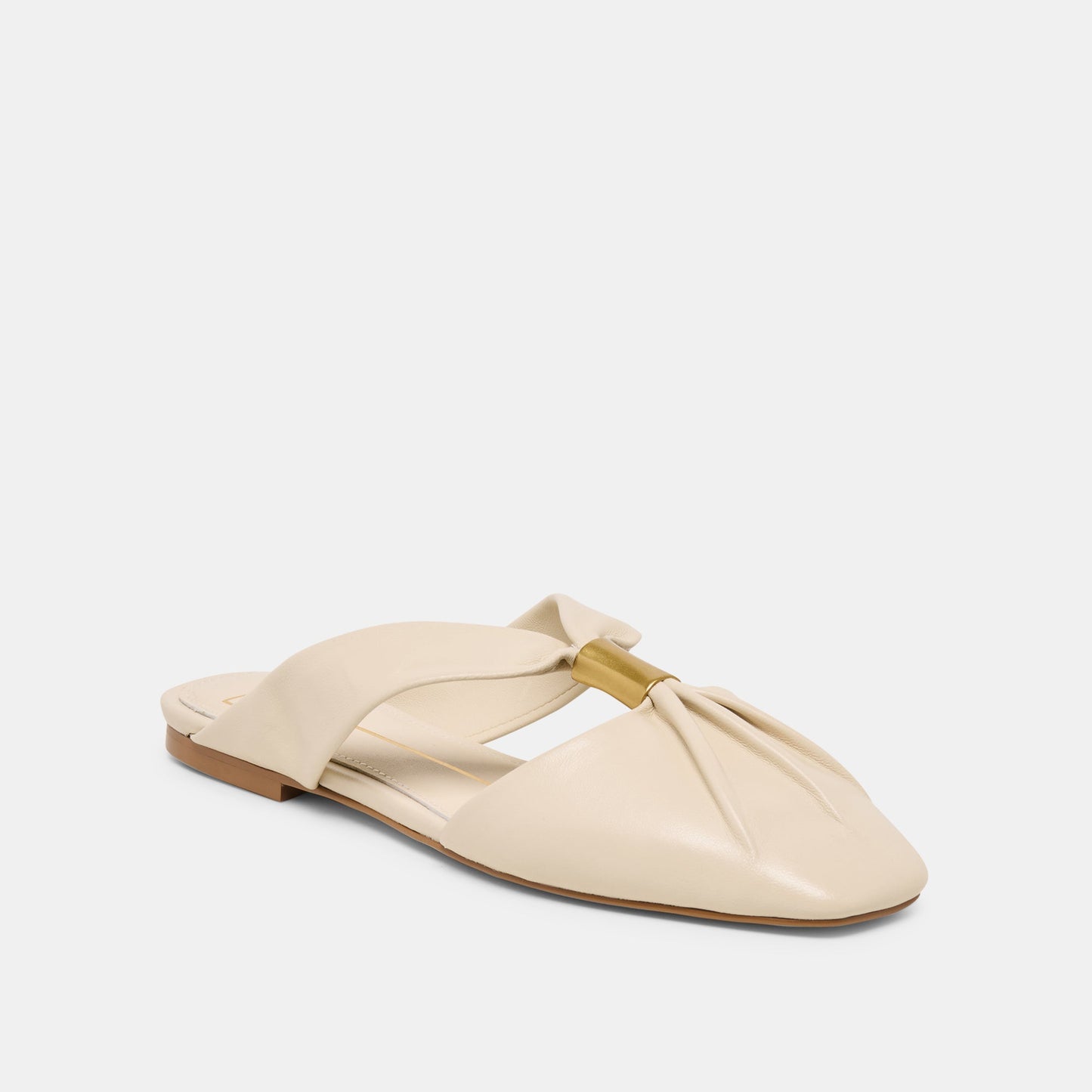 Dolce Vita Franey White Leather Flats