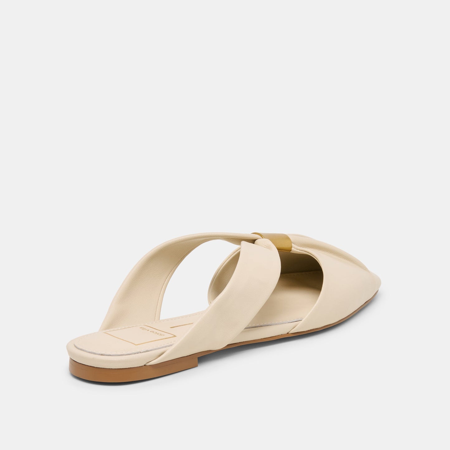 Dolce Vita Franey White Leather Flats