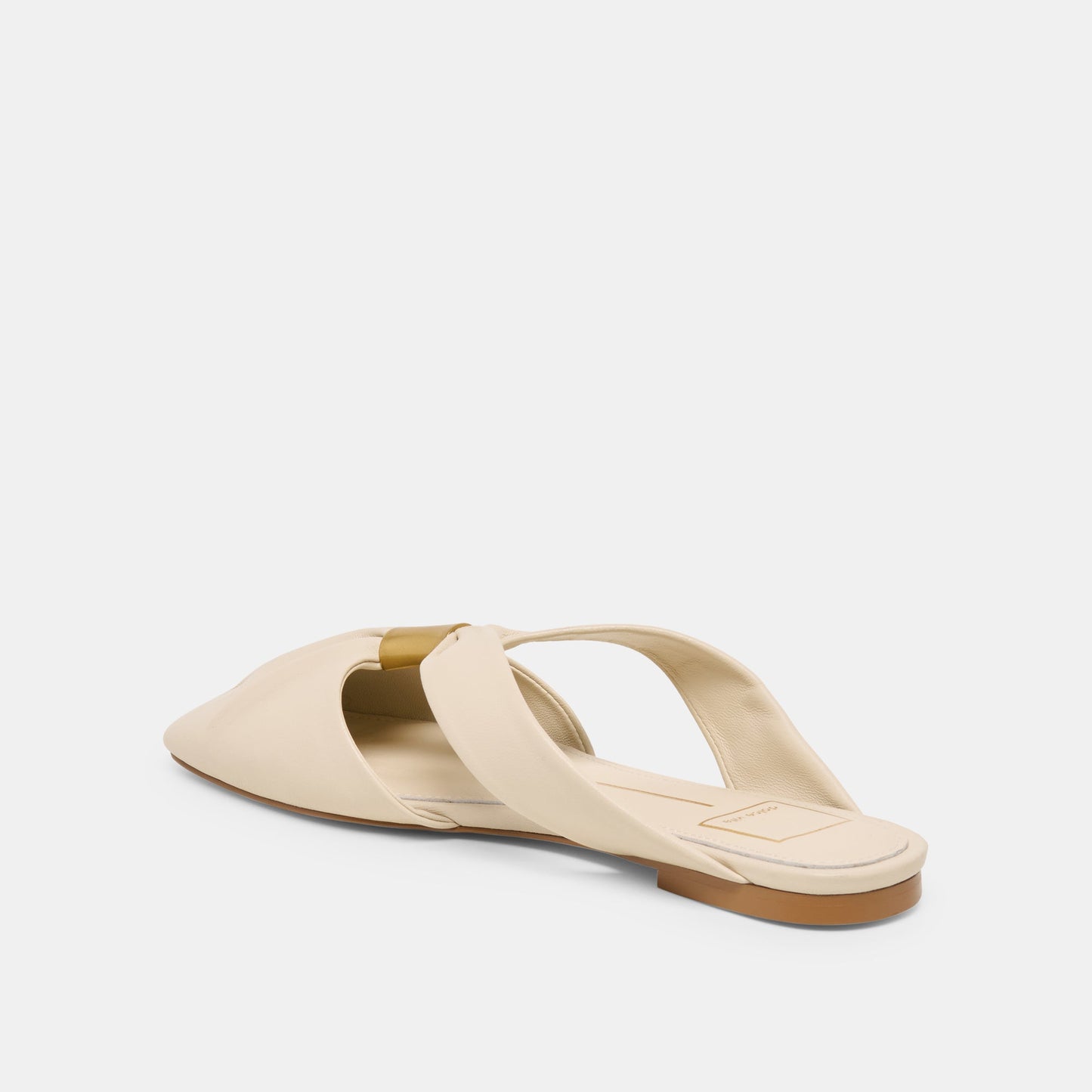 Dolce Vita Franey White Leather Flats