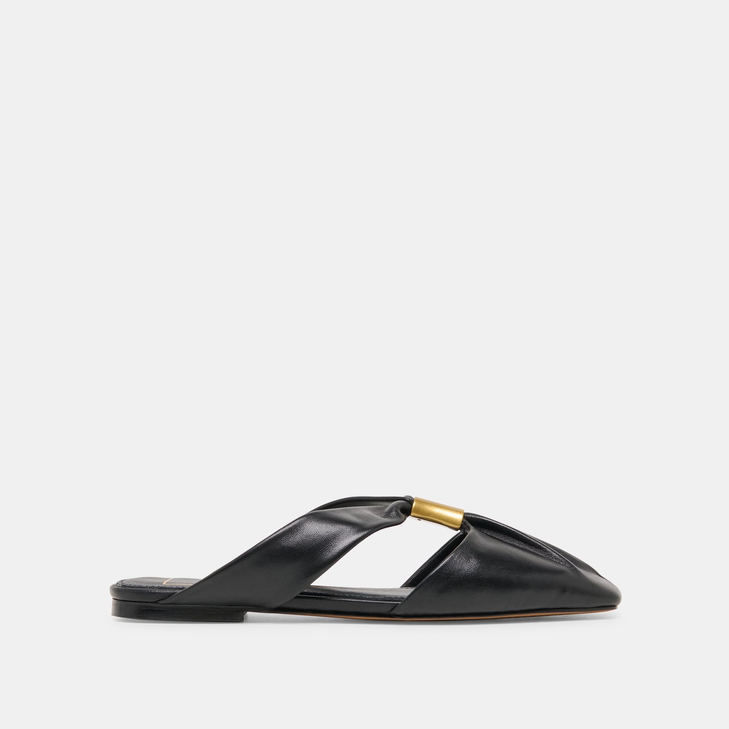 Dolce Vita Franey Black Leather Flats