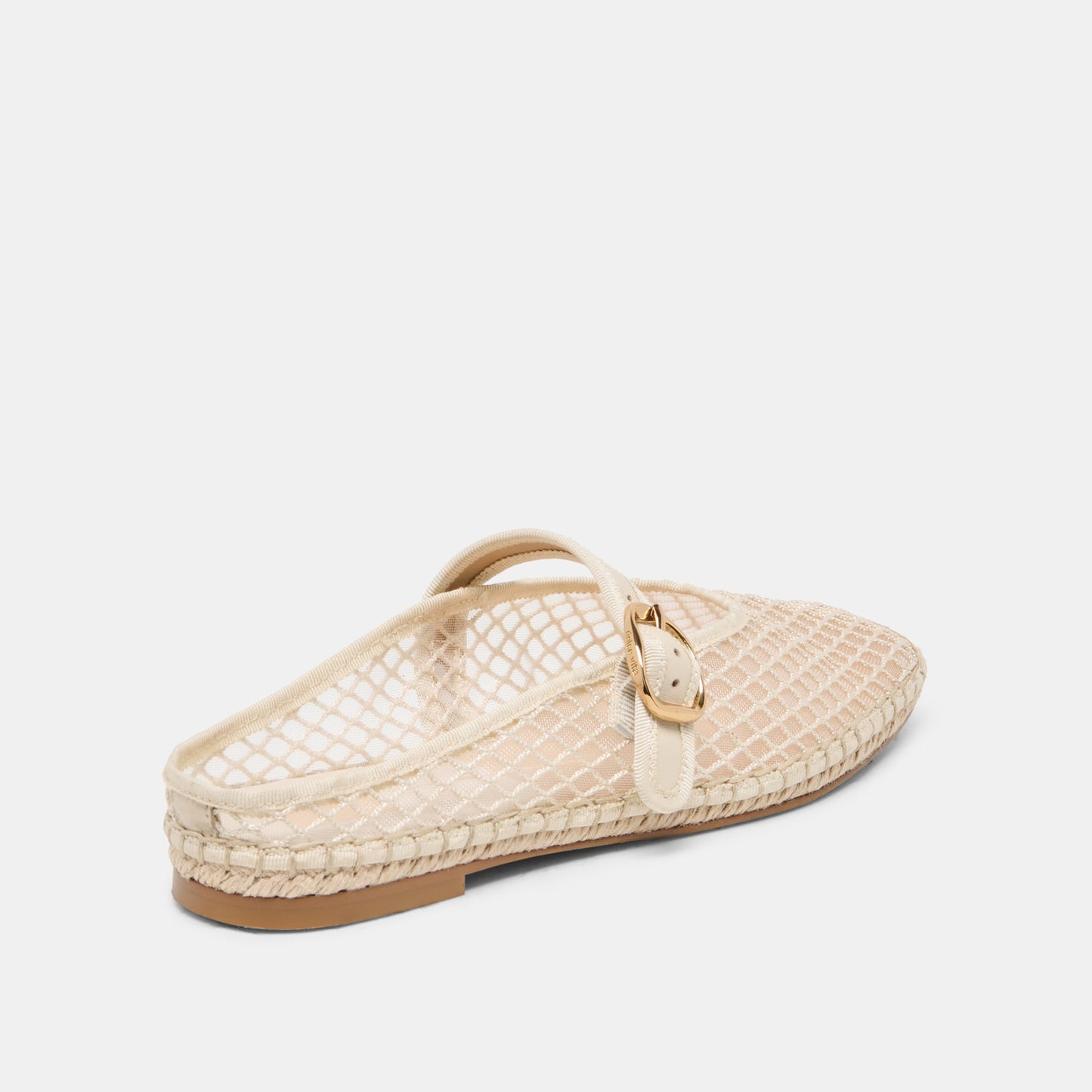 Dolce Vita Milie Ecru Woven Mesh Flats