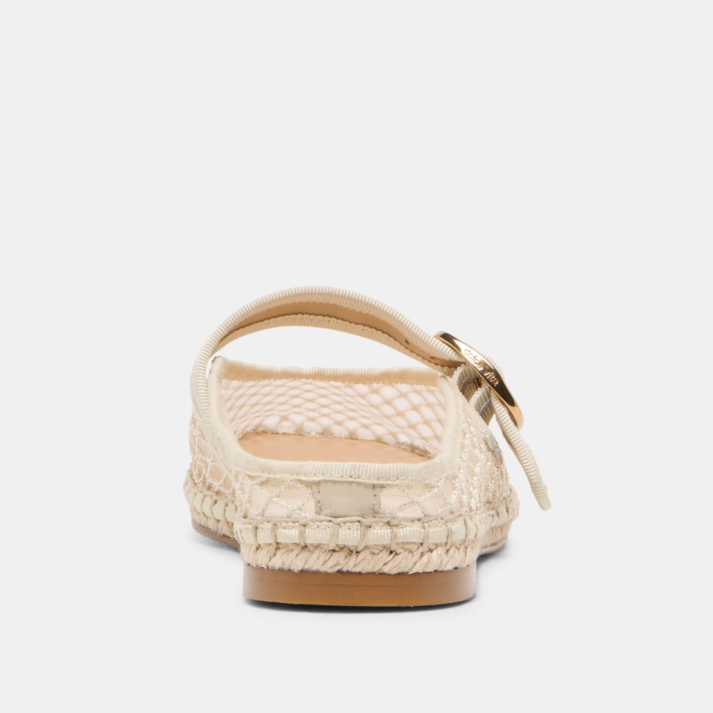 Dolce Vita Milie Ecru Woven Mesh Flats