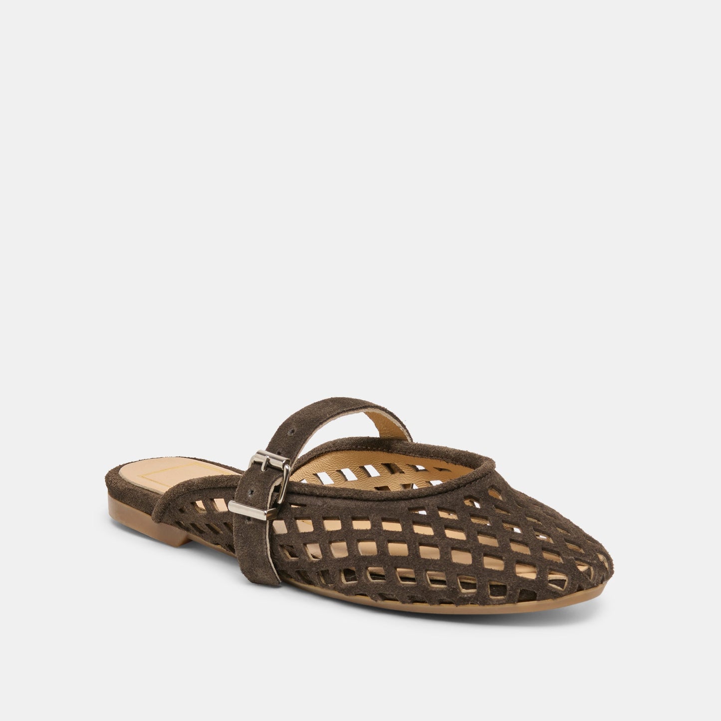 Dolce Vita Mirian Dk Brown Suede Flats