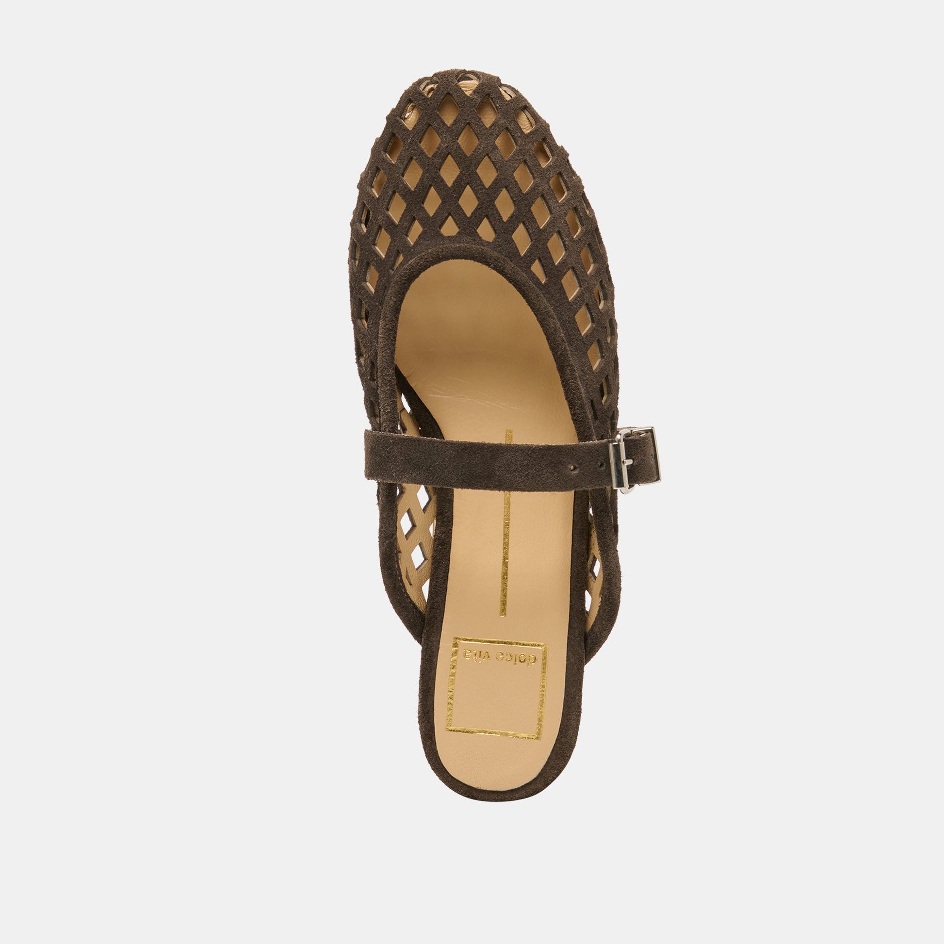 Dolce Vita Mirian Dk Brown Suede Flats